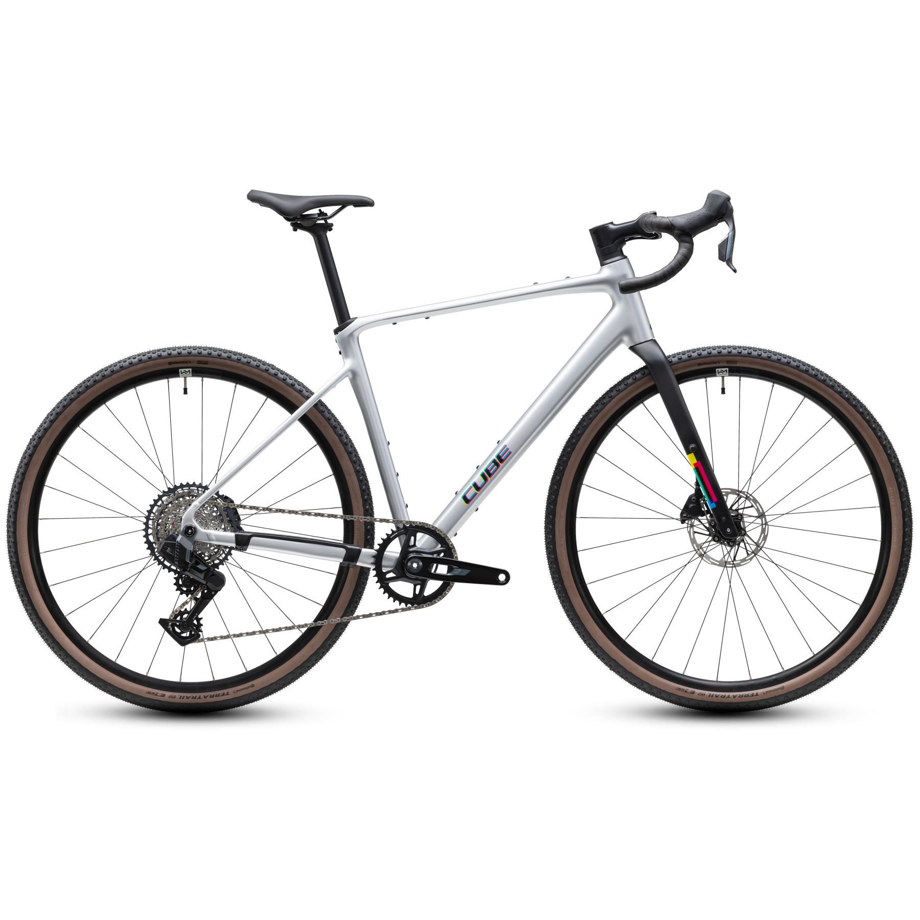 vollcarbon mountainbike Crestone Custom - Carbon Fat Bike Liberty University Flames Arch MODEL_Universal Its ACX Carbon frame Color:Buntes Lila