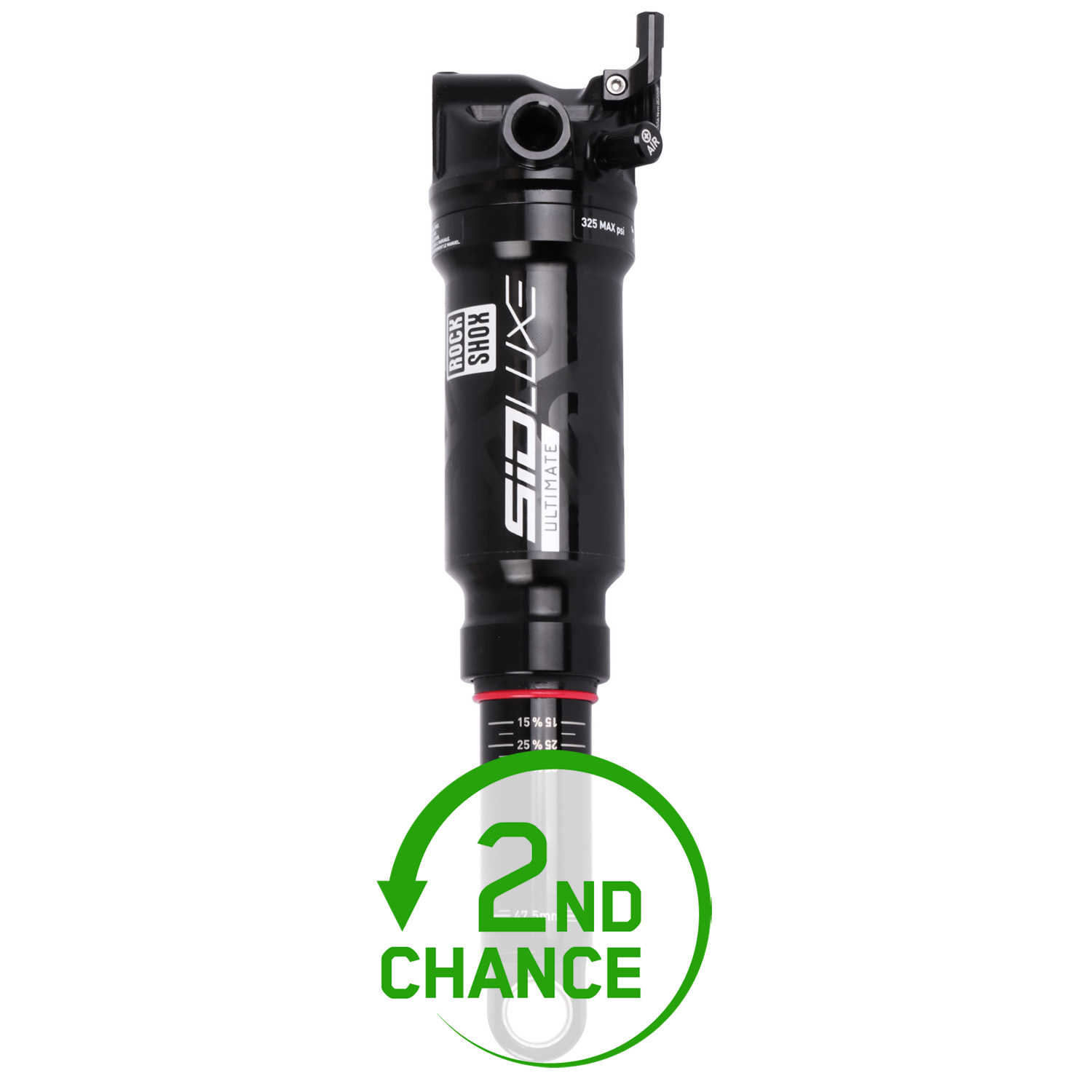 Picture of RockShox SIDLuxe Ultimate 3P Rear Shock - SoloAir | RLR | Trunnion | Remote Type (Out Pull) | A2 - 165mm - 2nd Choice