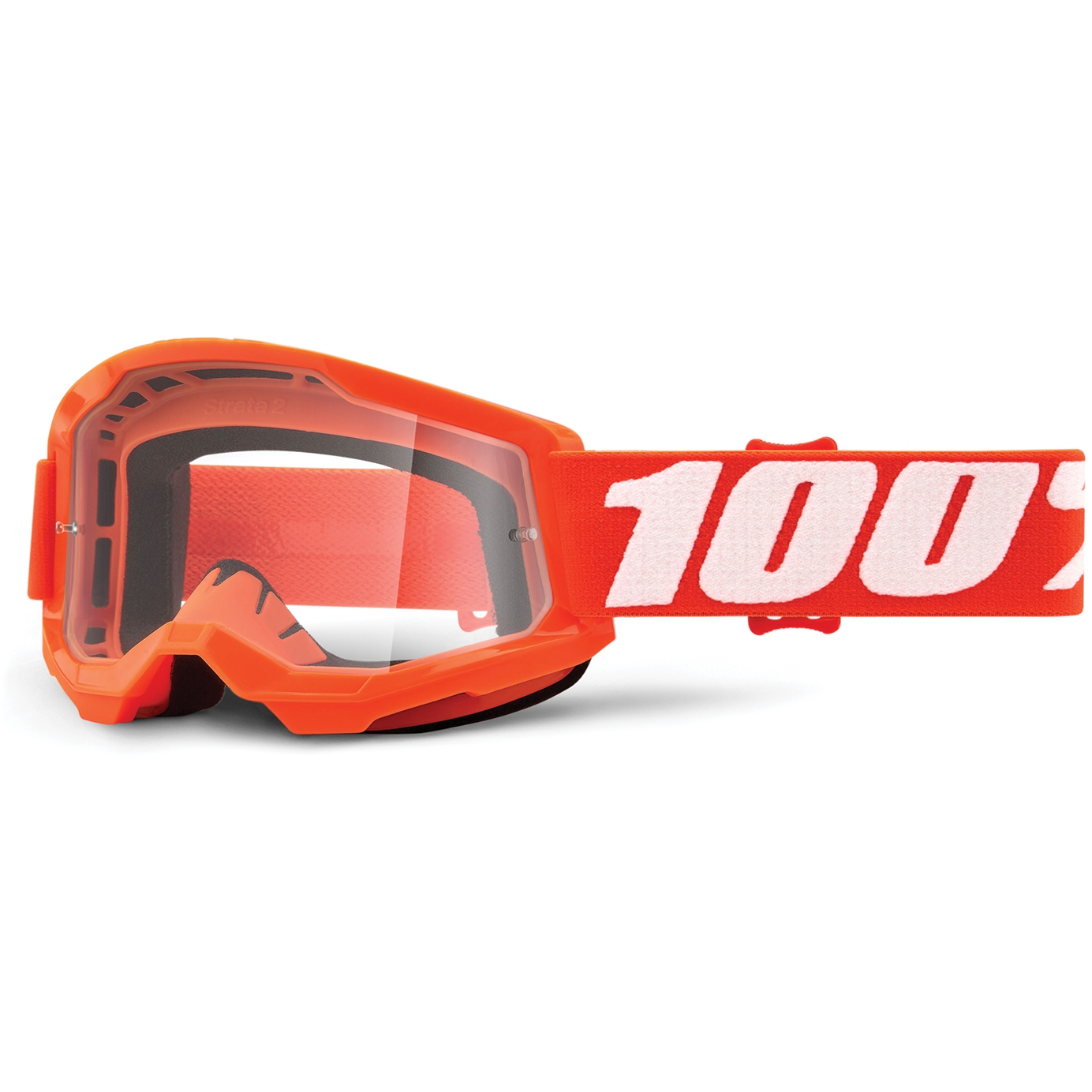 Picture of 100% Strata 2 Youth Goggle - Clear Lens - Orange