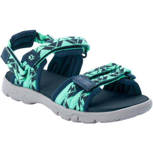 Picture of Jack Wolfskin 2 In 1 Sandals Kids - blue / green