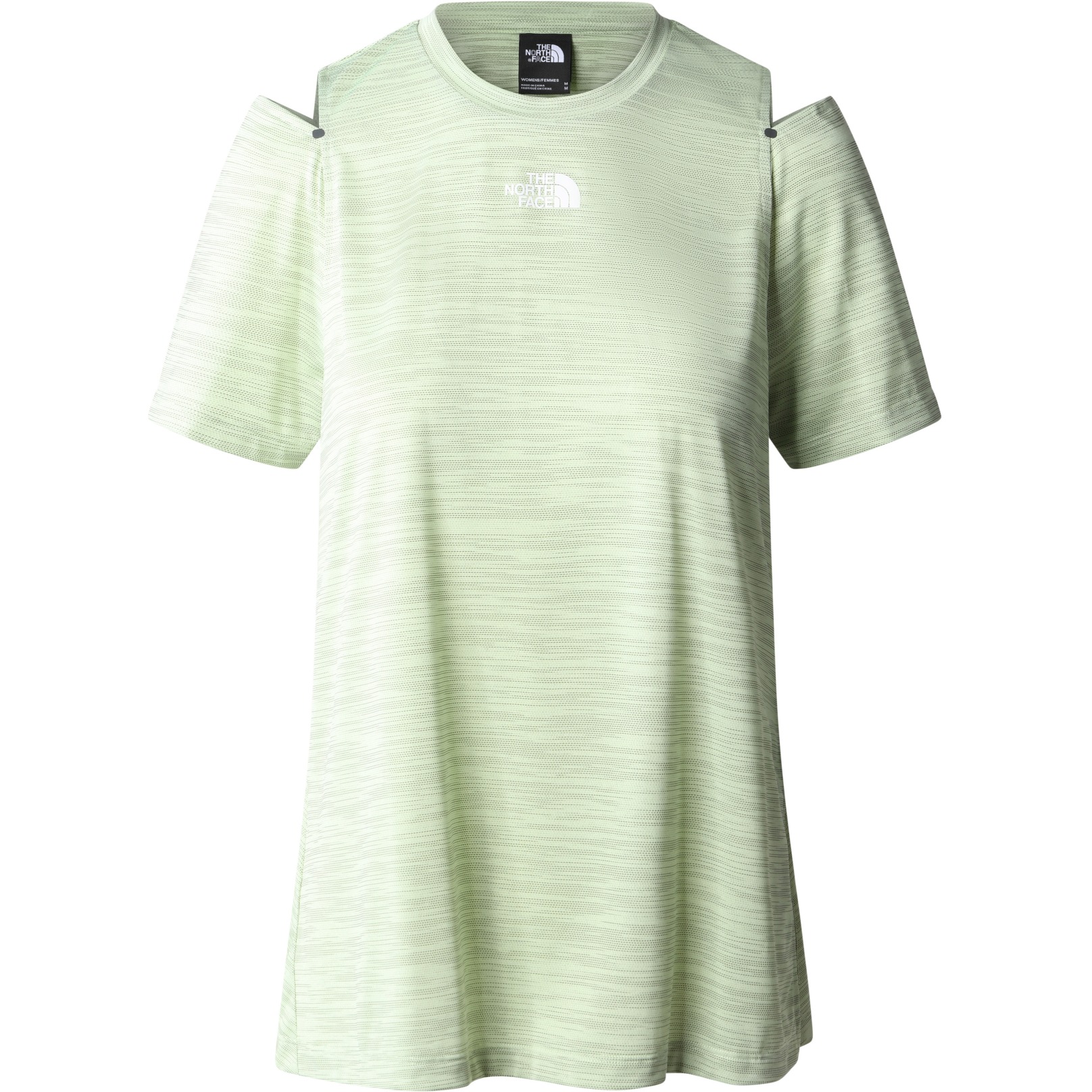 Image of The North Face Athletic Outdoor T-Shirt Women - Lime Cream/New Taupe Green