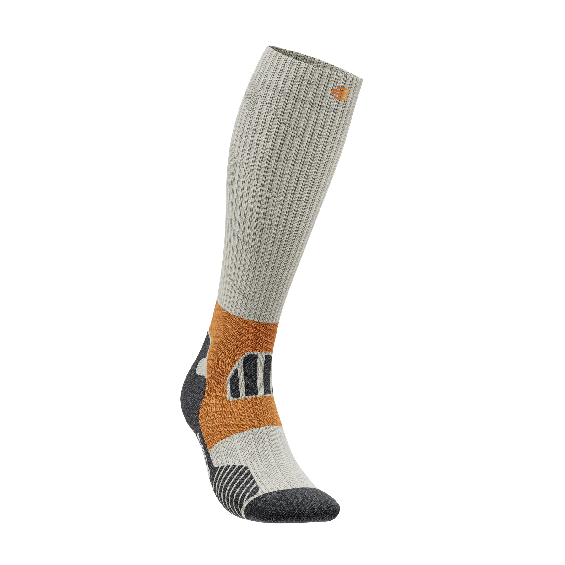 Picture of Bauerfeind Trail Run Compression Socks Men - gravel chalk - L (45-51 cm)