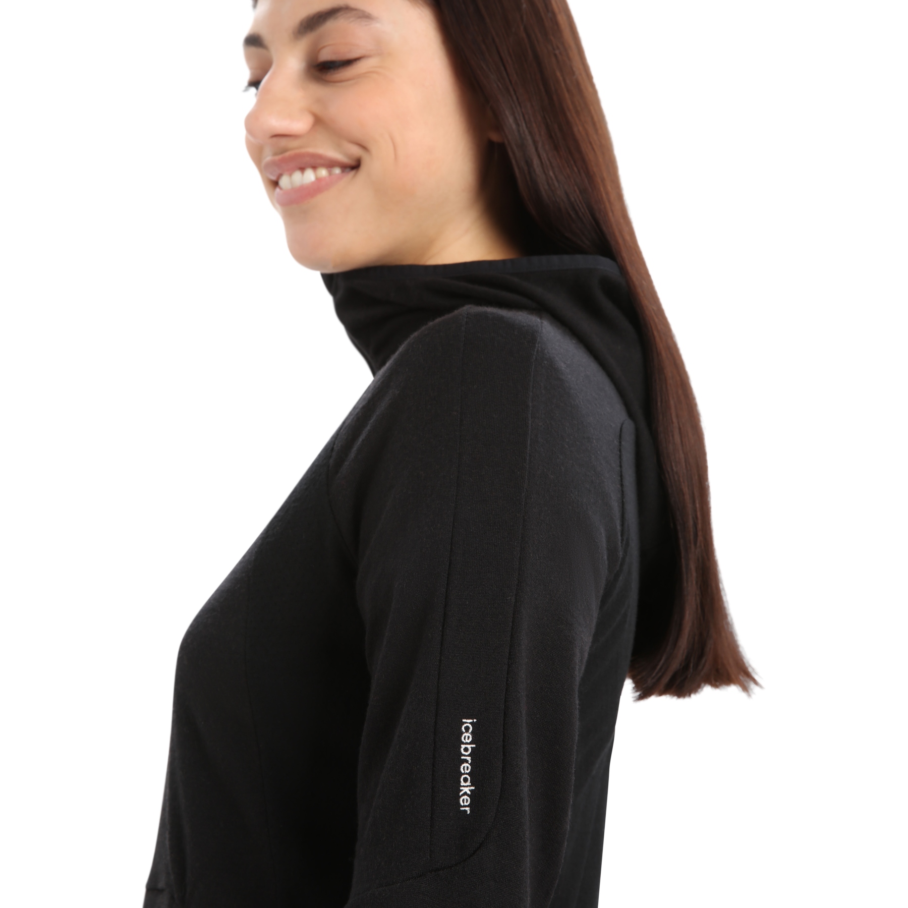 Women's ZoneKnit Merino Insulated Long Sleeve Zip Hoodie - Black
