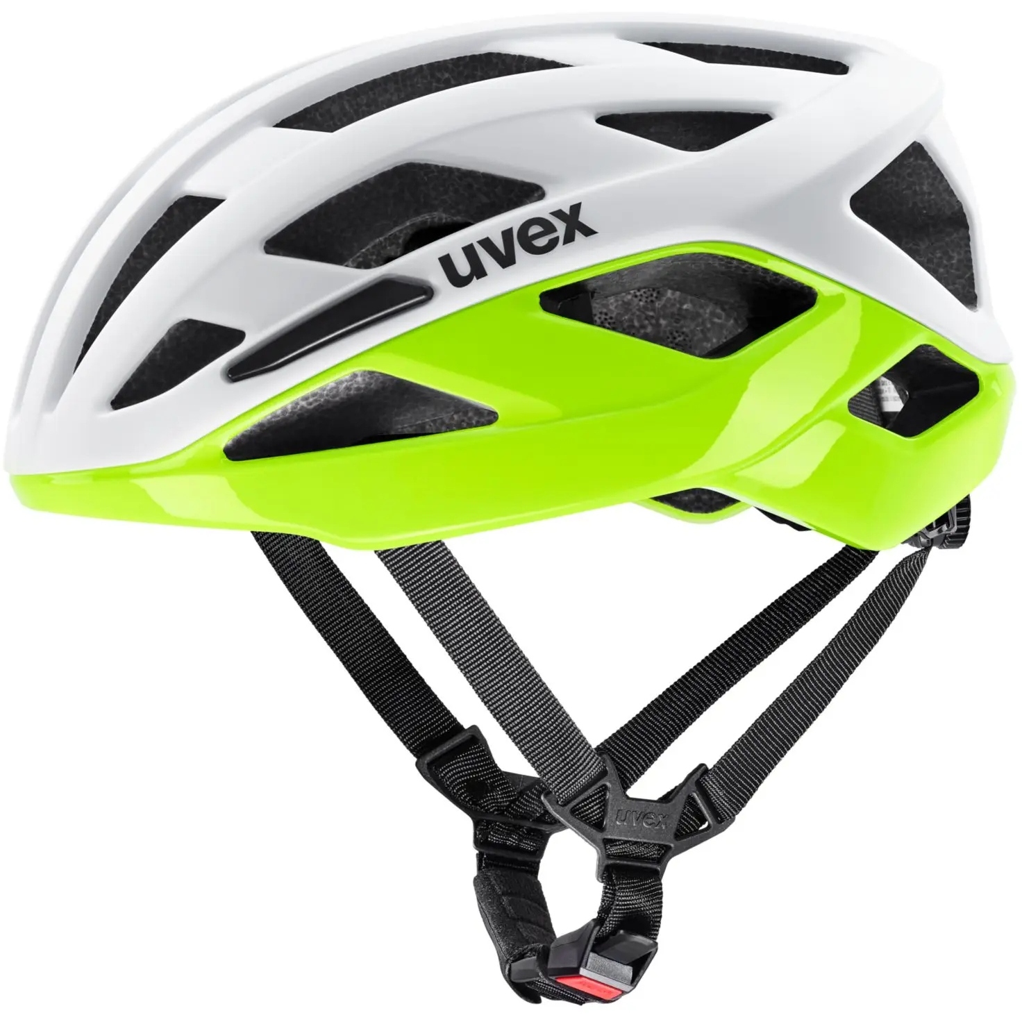 Uvex i-volute Fahrradhelm - white-neon yellow matt | BIKE24 AT