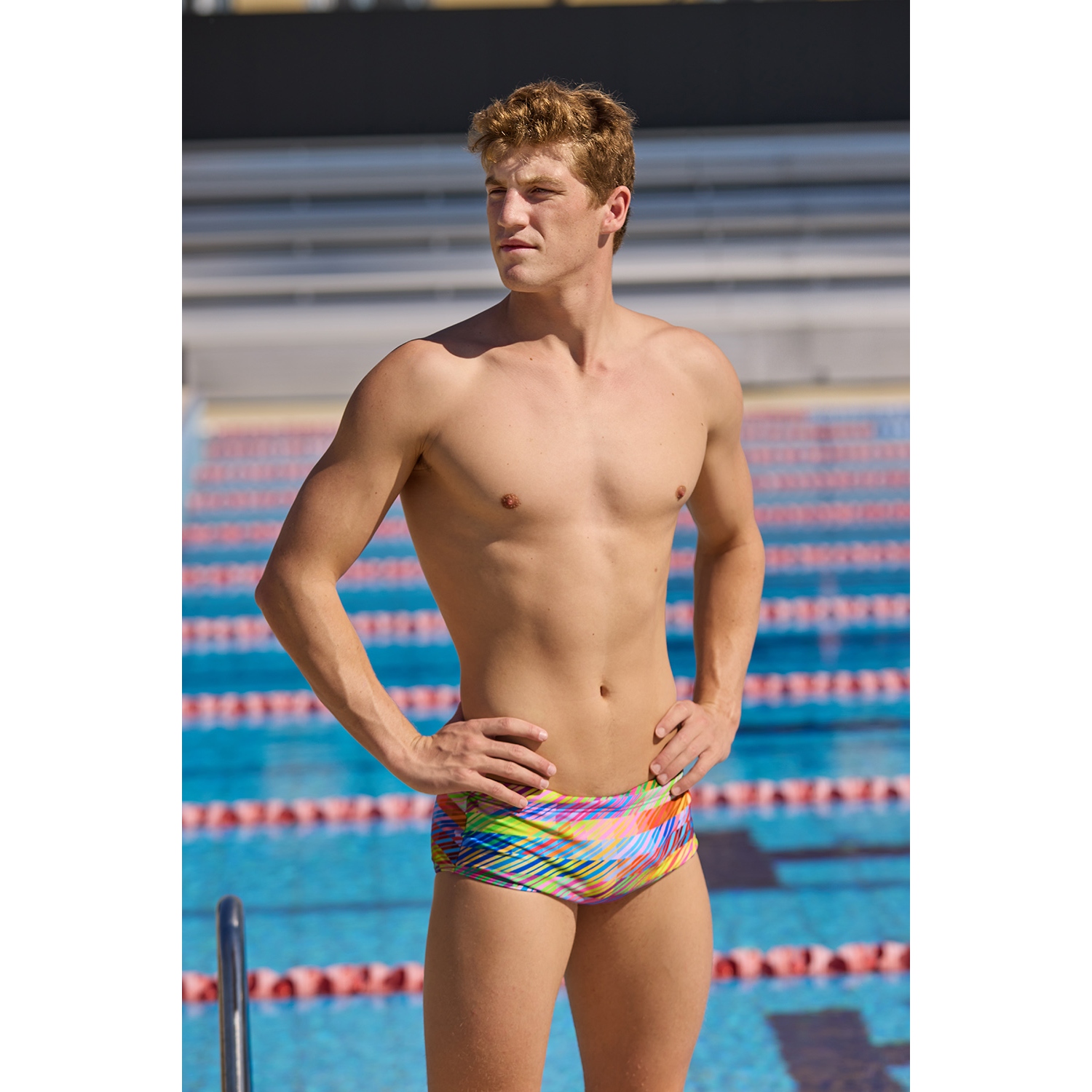 Short De Bain Homme Imprimé Licornes Multicolores – Séchage Rapide, Confortable Et Fun Pour Plage, Piscine & Vacances