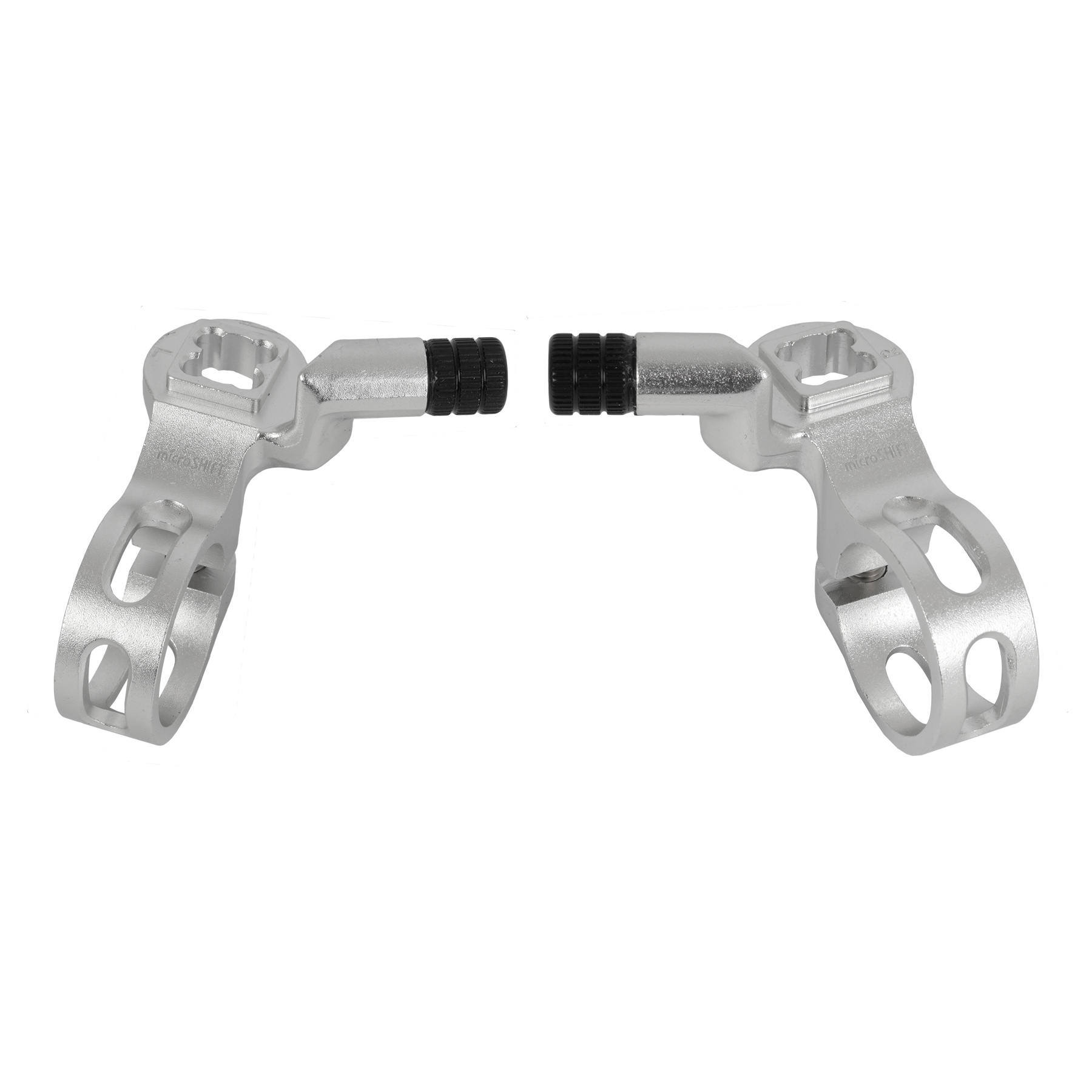 Coppia Comandi Cambio Bici 3x7/8/9 Velocità - Leve Frizione Sinistra E Destra In Metallo Leggero