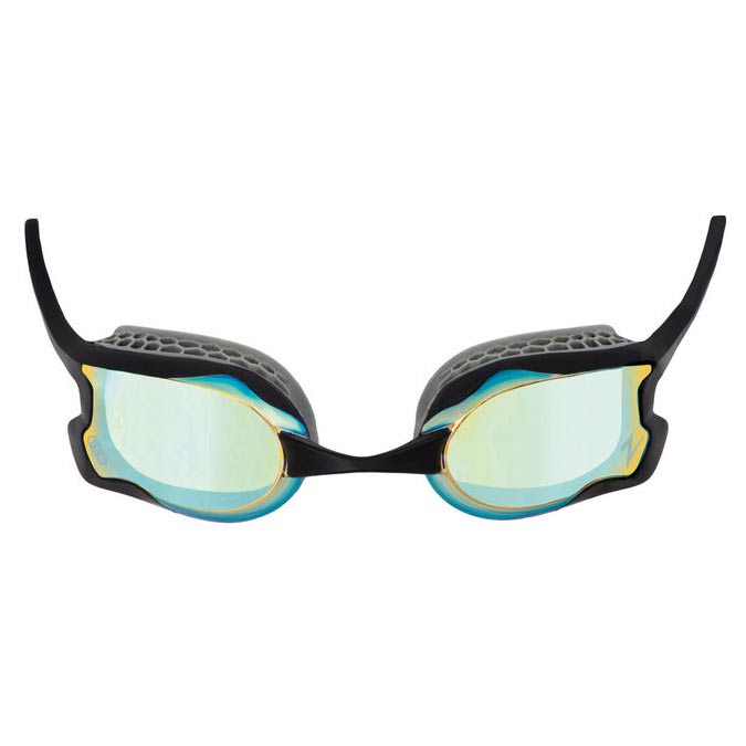 Productfoto van Zoggs Raptor HCB Mirror Swim Goggles - Grey/Black/Mirrored Blue
