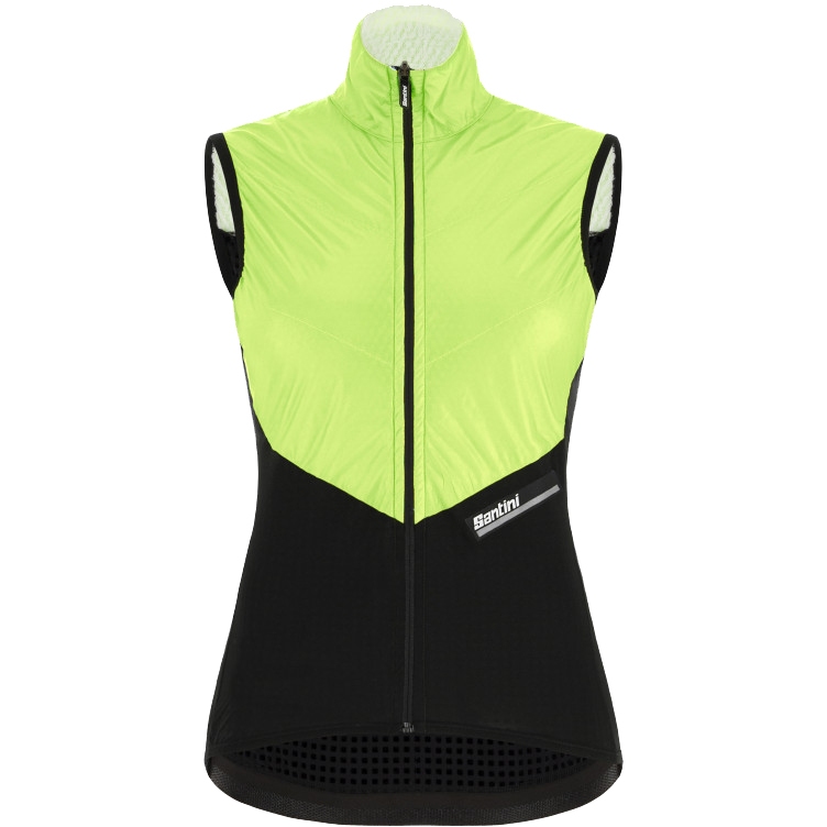Image of Santini Redux Stamina Windbreaker Vest Women's 1S545L75REDUXSTAM - neon green VF