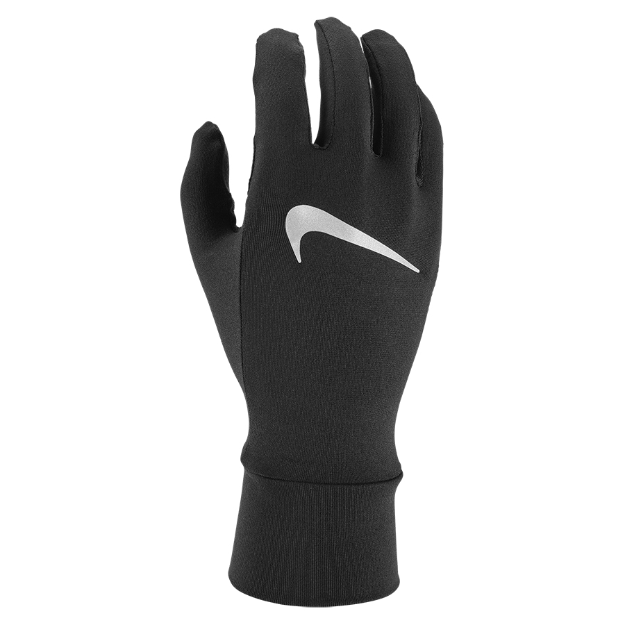 Image of Nike Women's Fleece Running Gloves - black/black/silver 082