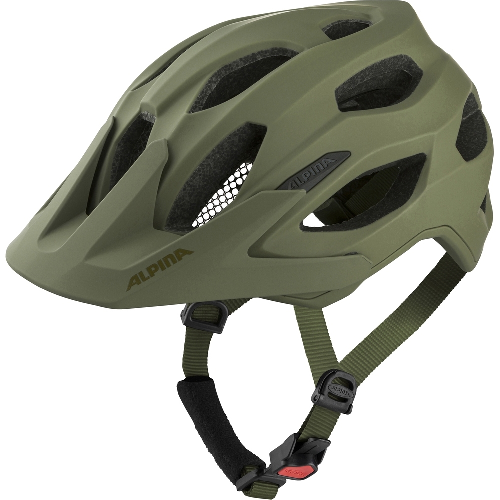 Productfoto van Alpina Carapax 2.0 Fietshelm - olive matt