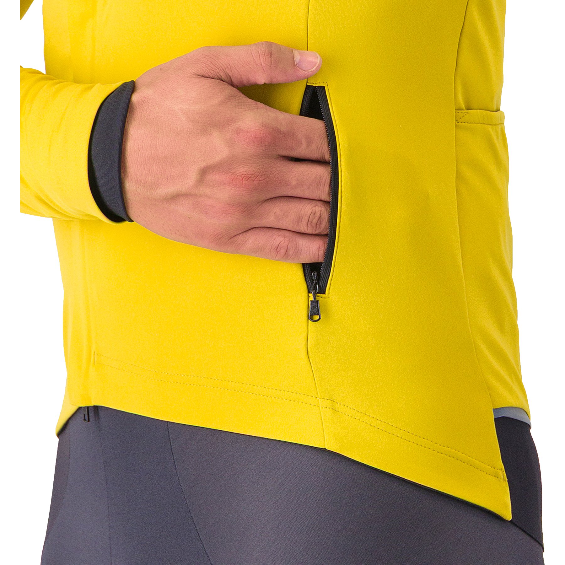 Castelli Alpha 150 Jacket Men - mango mojito/black 712 | BIKE24
