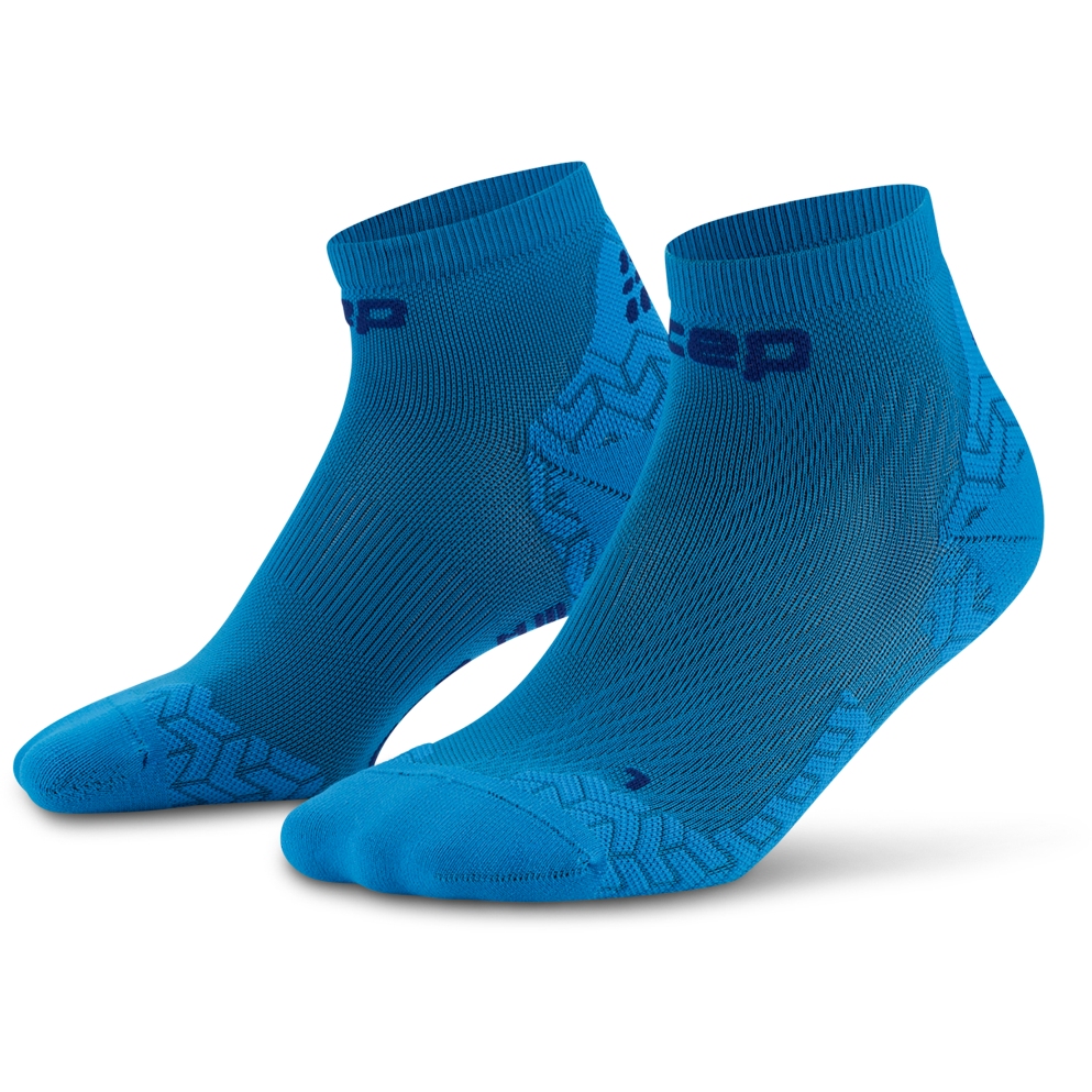 Productfoto van CEP Core Run Ultralight Low Cut Compressiesokken Heren - blauw