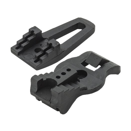 Foto van Vaude Step Adjust Oversize Haak (1 paar) - zwart