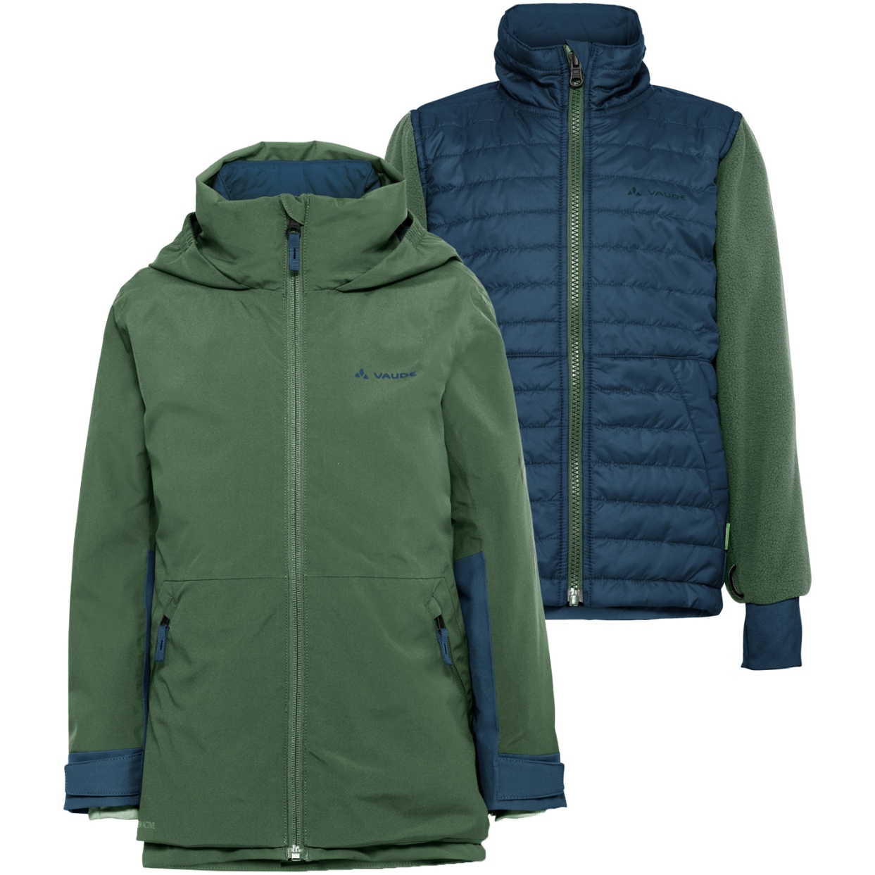 Bild von Vaude Casarea II 3in1 Jacke Kinder - woodland