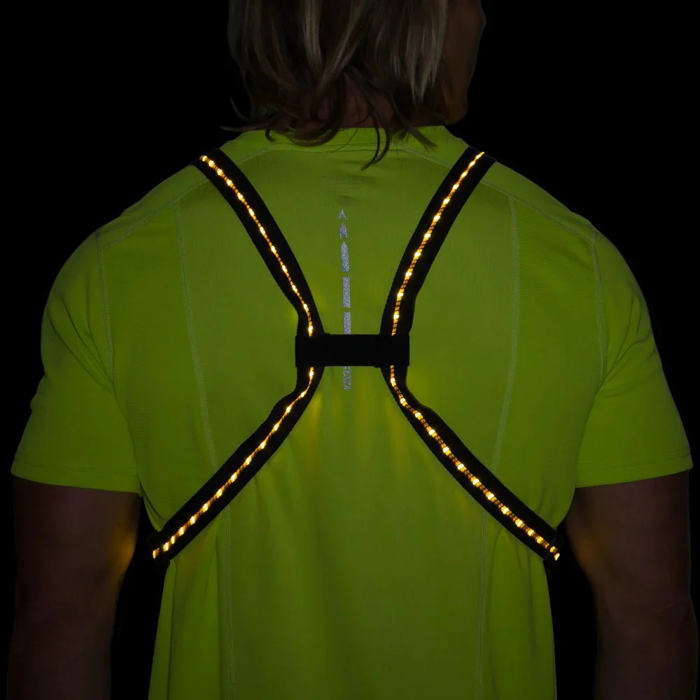 Nathan Sports Laser Light Web RX Safety Vest - black / high vis