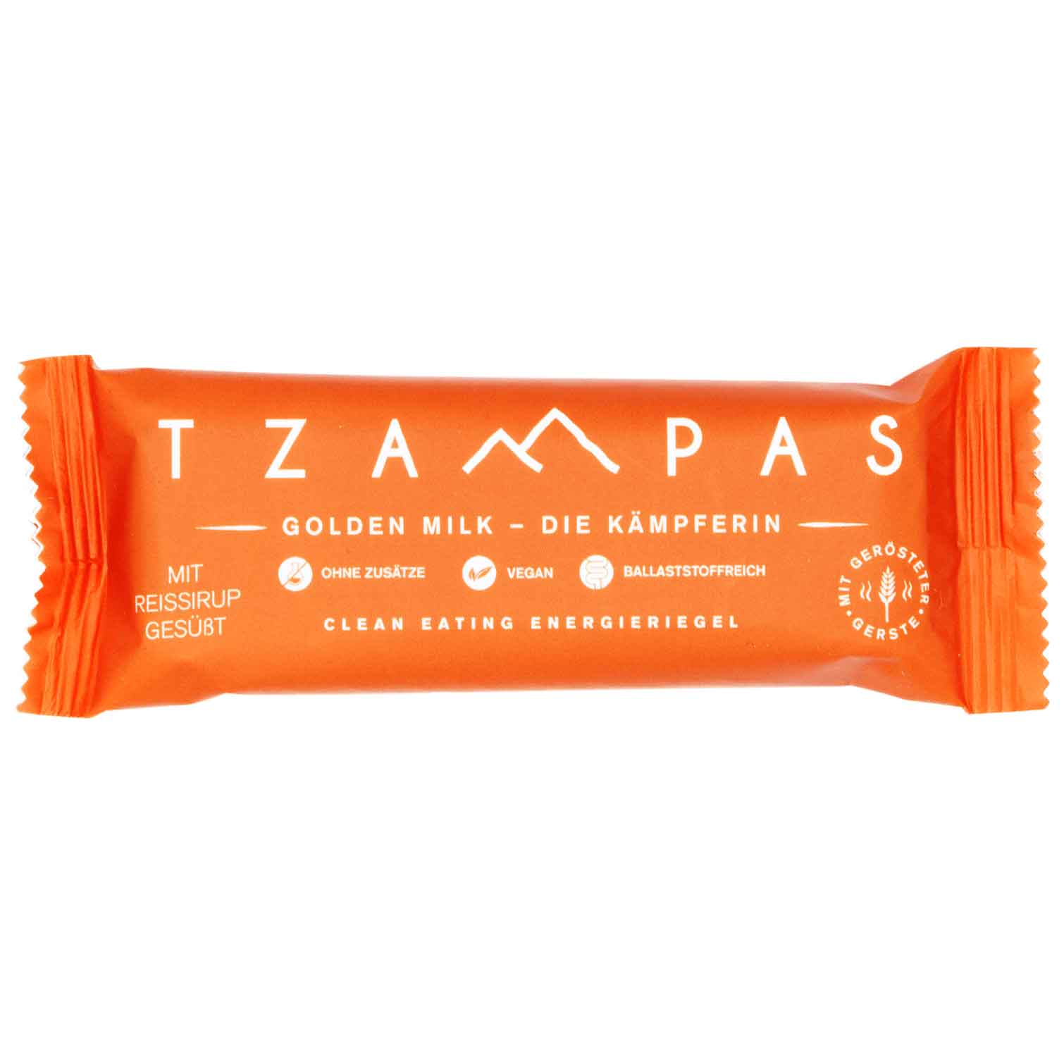 Produktbild von TZAMPAS BIO Golden Milk – Die Kämpferin - Energieriegel - 40g