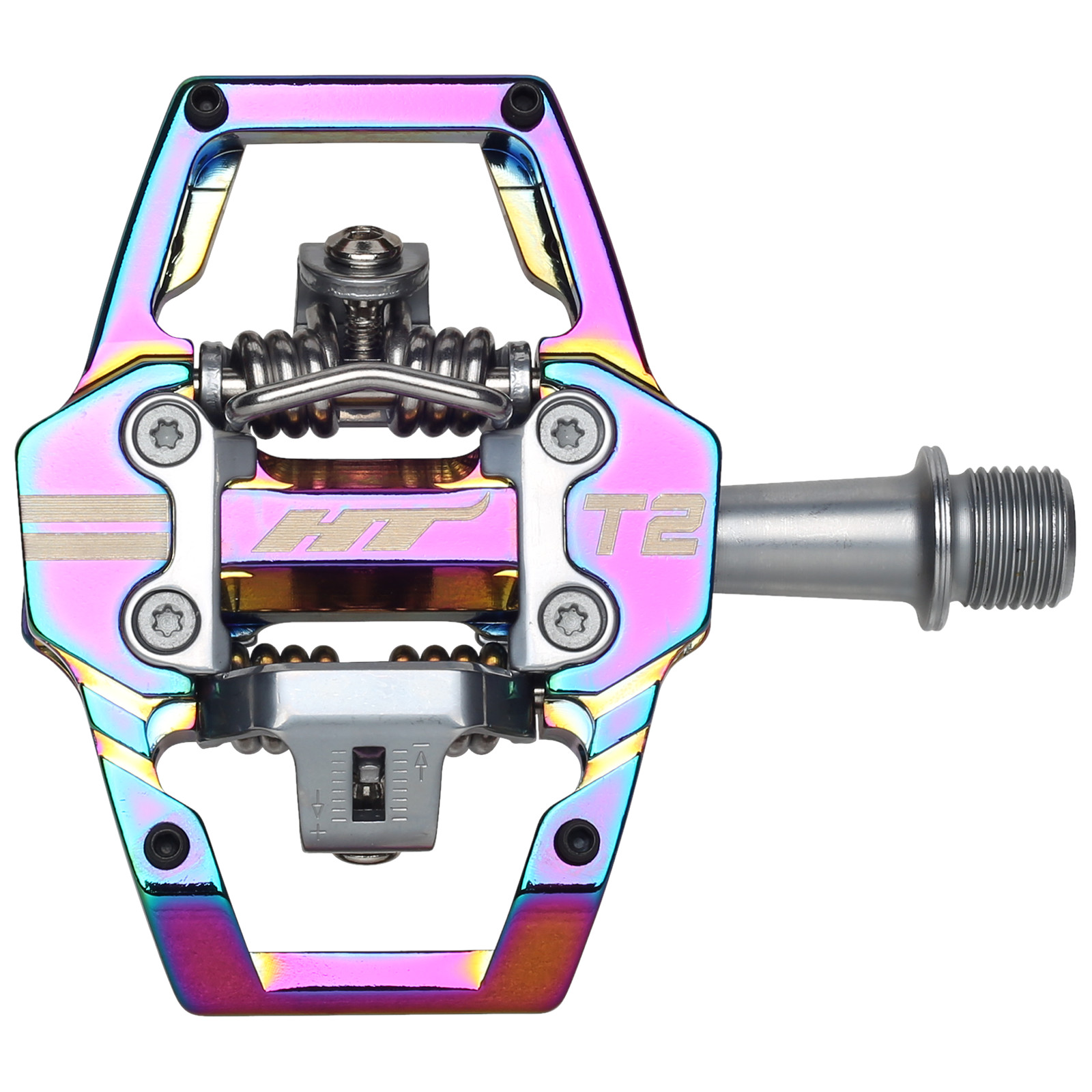 Picture of HT T2 Clipless Pedals - oil slick