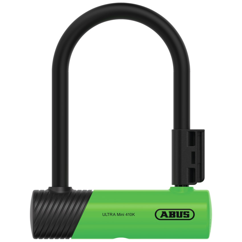 Produktbild von ABUS Ultra Mini 410K/150HB140 Bügelschloss 140x106 mm + Halterung SH34 - grün