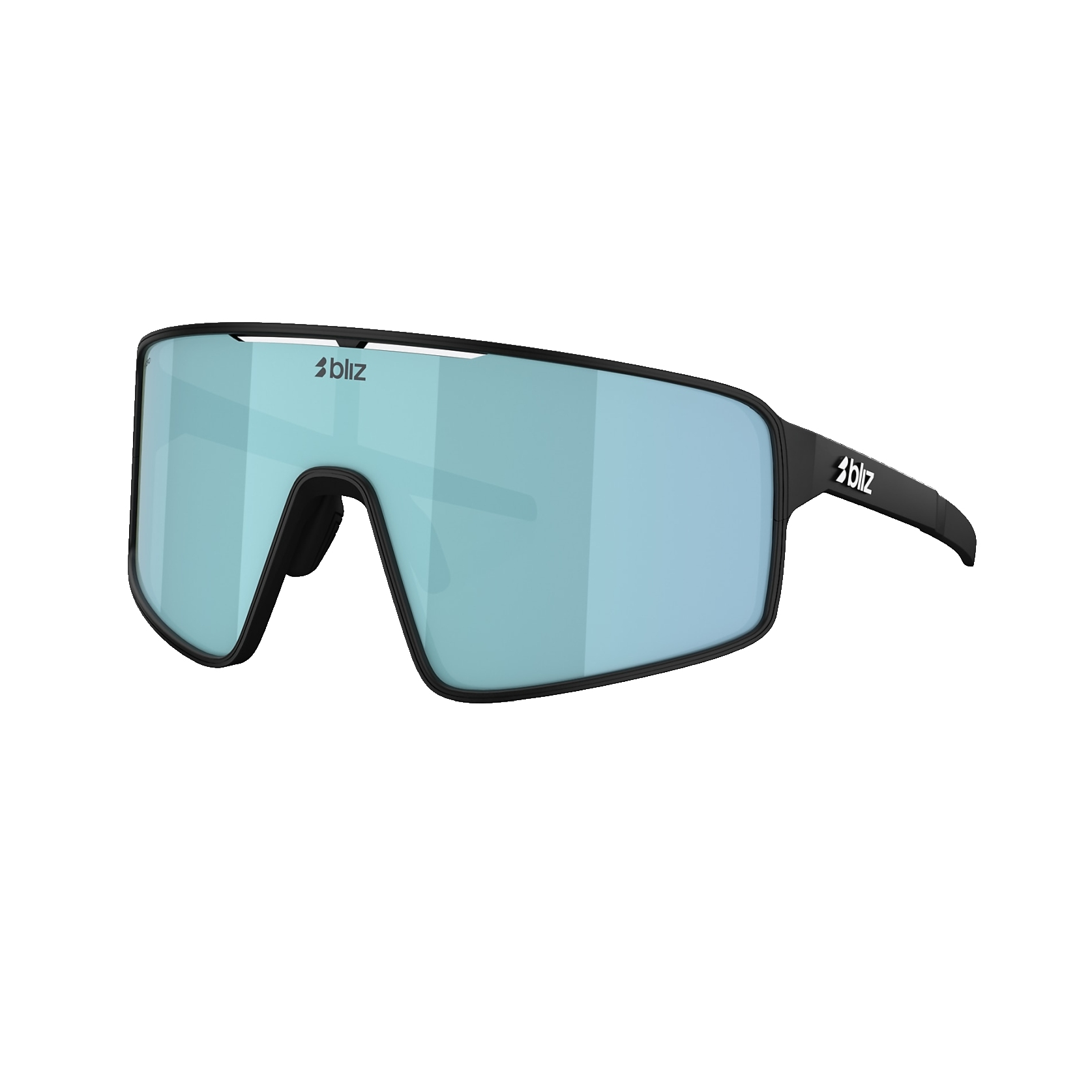 Bild von Bliz P001 Small Brille - Matt Black / Smoke Multi Iceblue