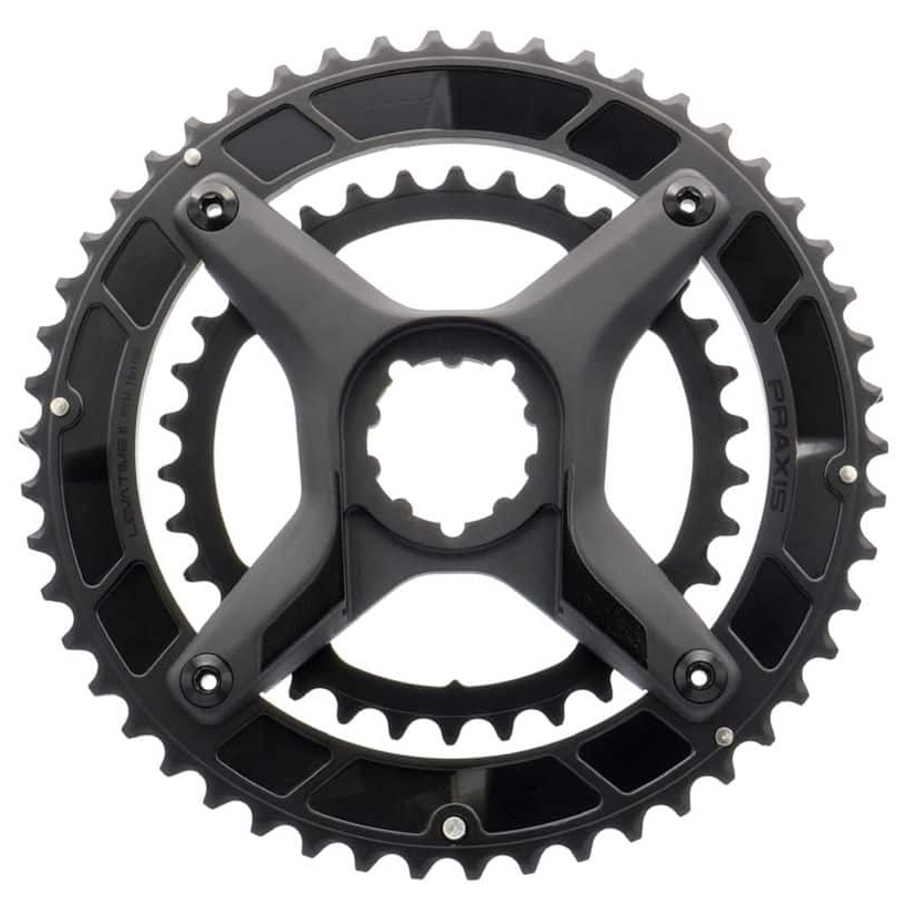 Picture of Praxis Works X-Kit - Chainring Set + Spider - LevaTime 2 | 3-Bolt Direct Mount - 10/11-speed