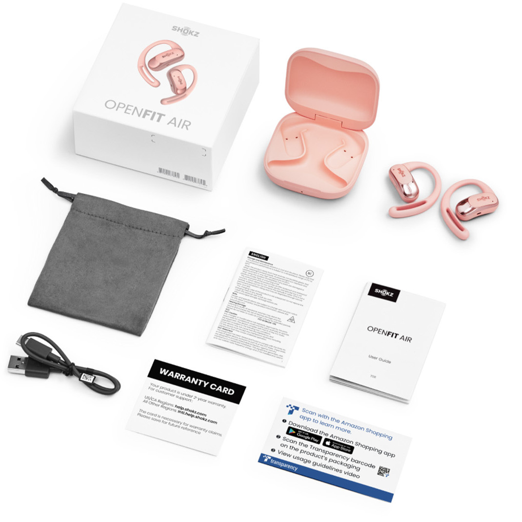 Shokz OpenFit Air Headphones - pink | BIKE24