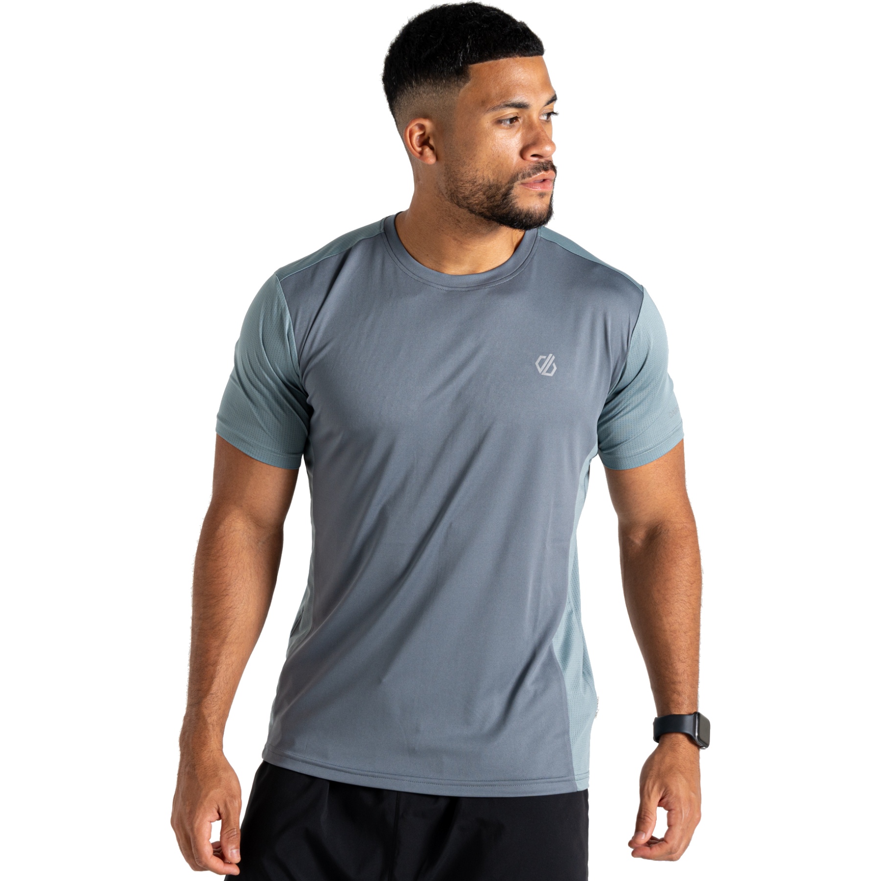 Foto de Dare 2b Camiseta Hombre - Discernible III - 0TW Stormy Weather / Lead Grey