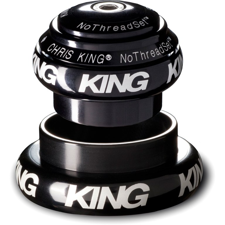 Picture of Chris King NoThreadSet Grip Lock Tapered Headset - EC34/28.6 | EC44/40 - Classic Logo Print - different colors