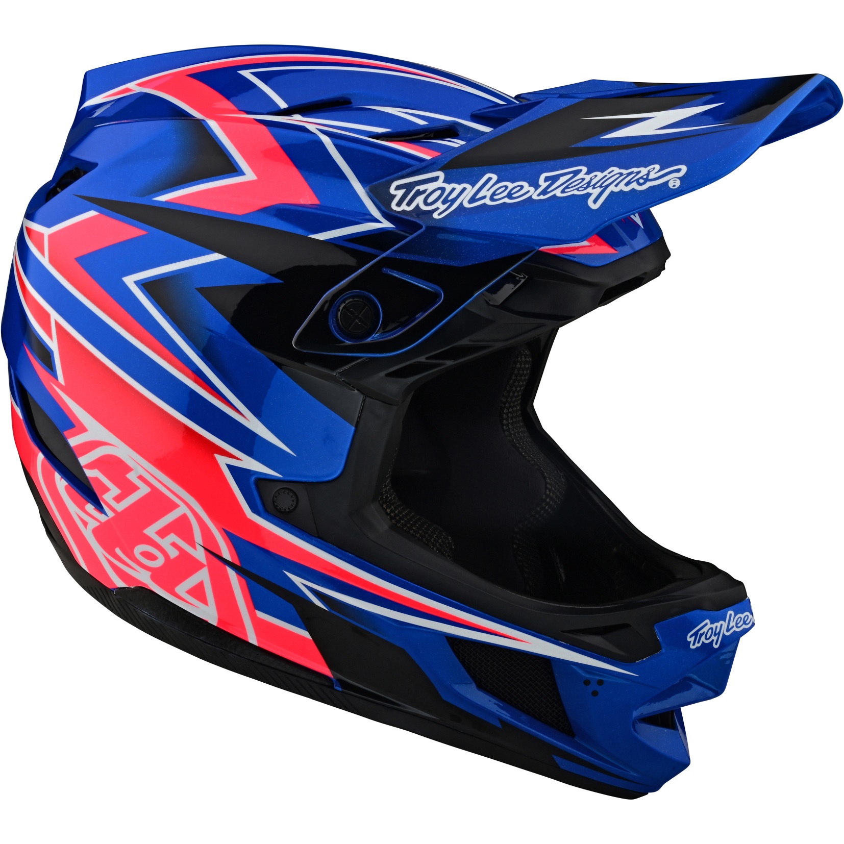 Picture of Troy Lee Designs D4 Composite MIPS Helmet - volt blue
