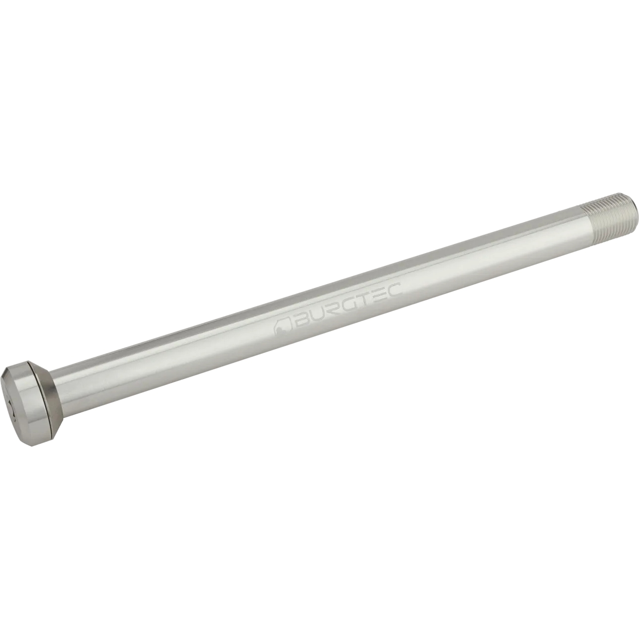 Проходная ось Burgtec - задняя | увеличение 12x148 мм | 175,5 мм | для специализированных изделий - родиевое серебро