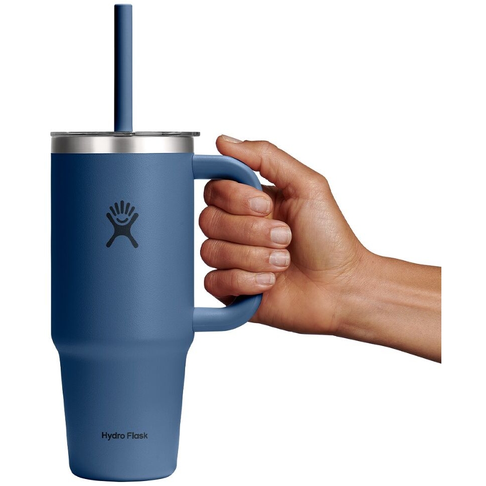 Hydro Flask 24oz Travel Insulated Tumbler + Clear Lid - 710ml