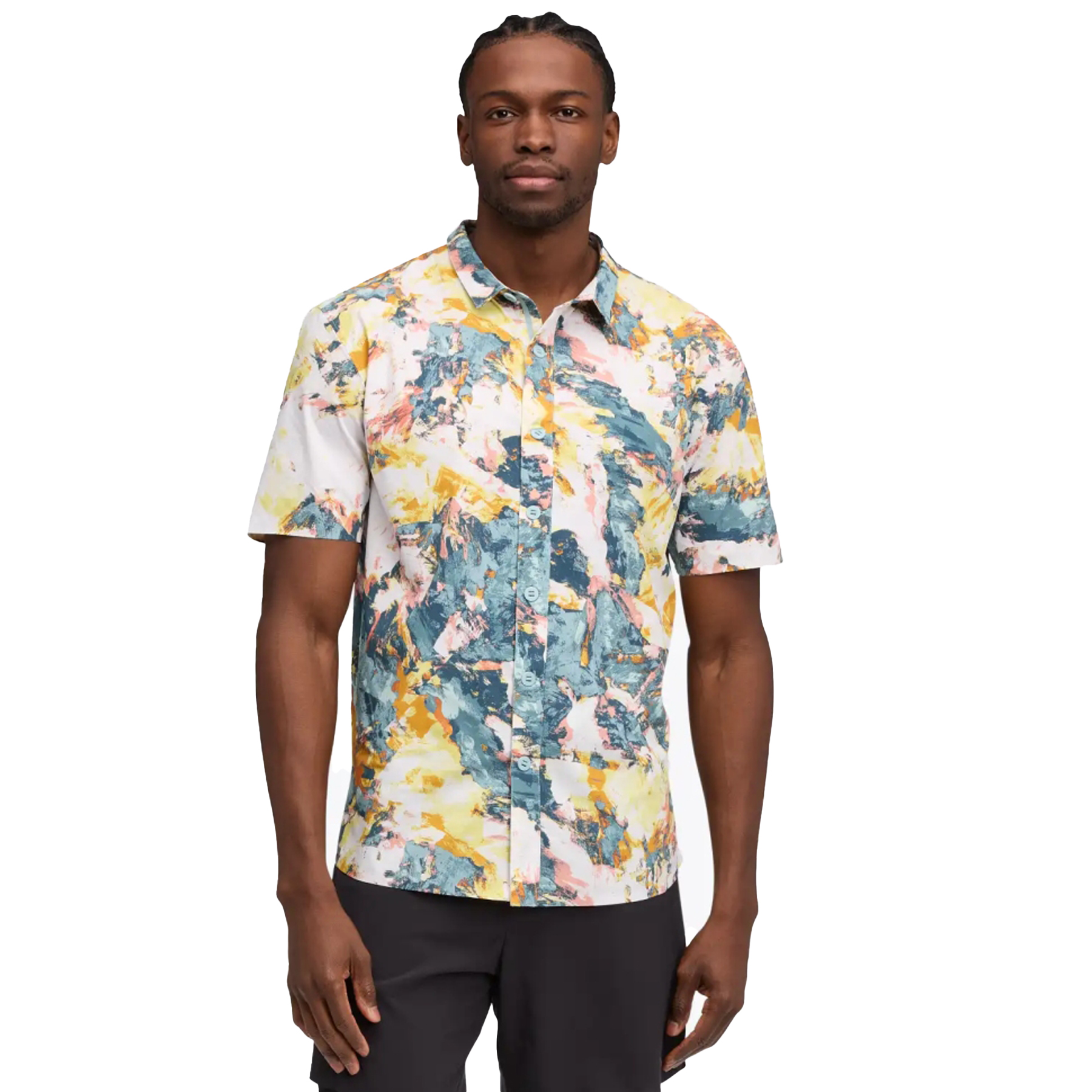 Bild von Hoka SkyRun Polo-Shirt - sun run print