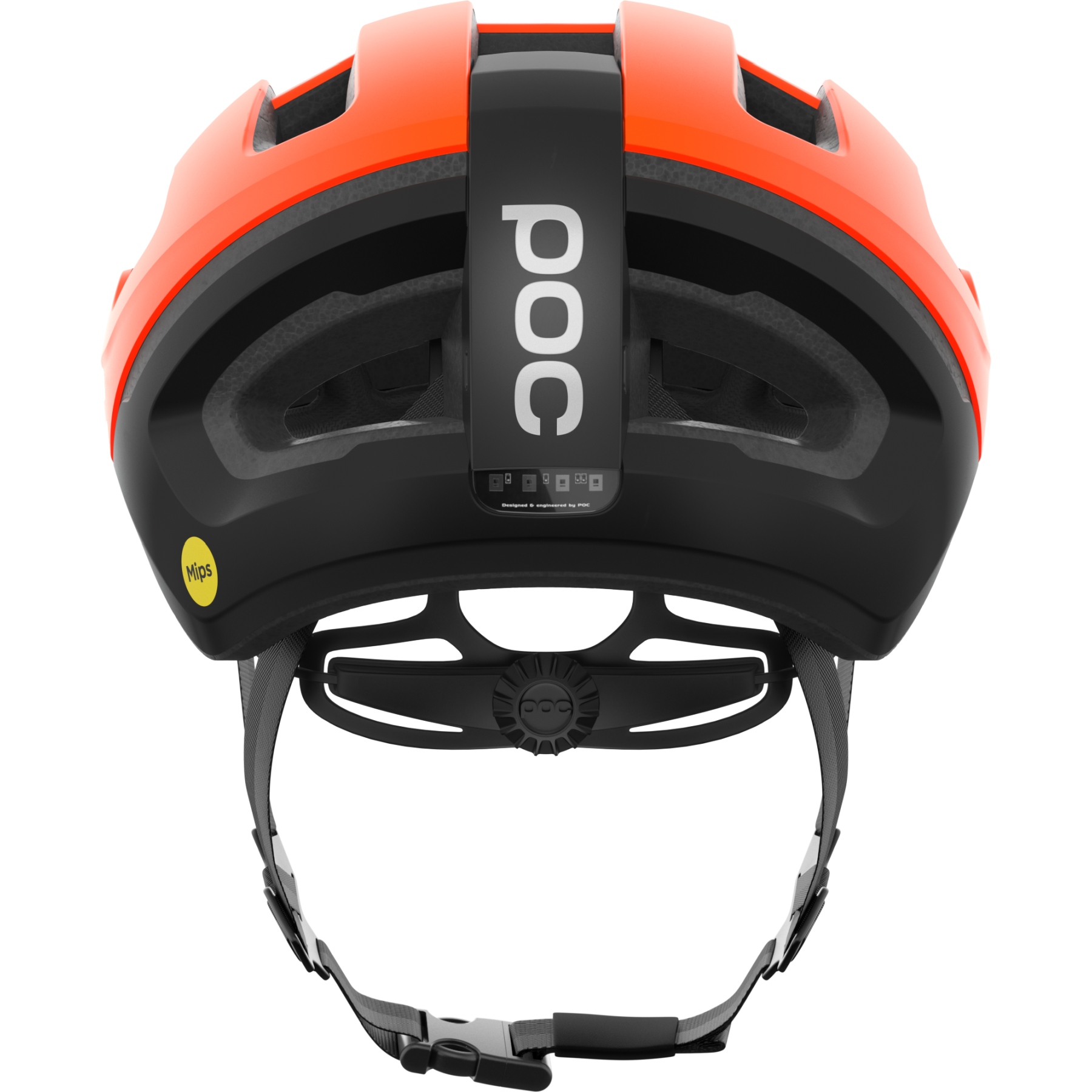 POC Omne Beacon MIPS Helmet - 8817 Fluorescent Orange Matt/Uranium