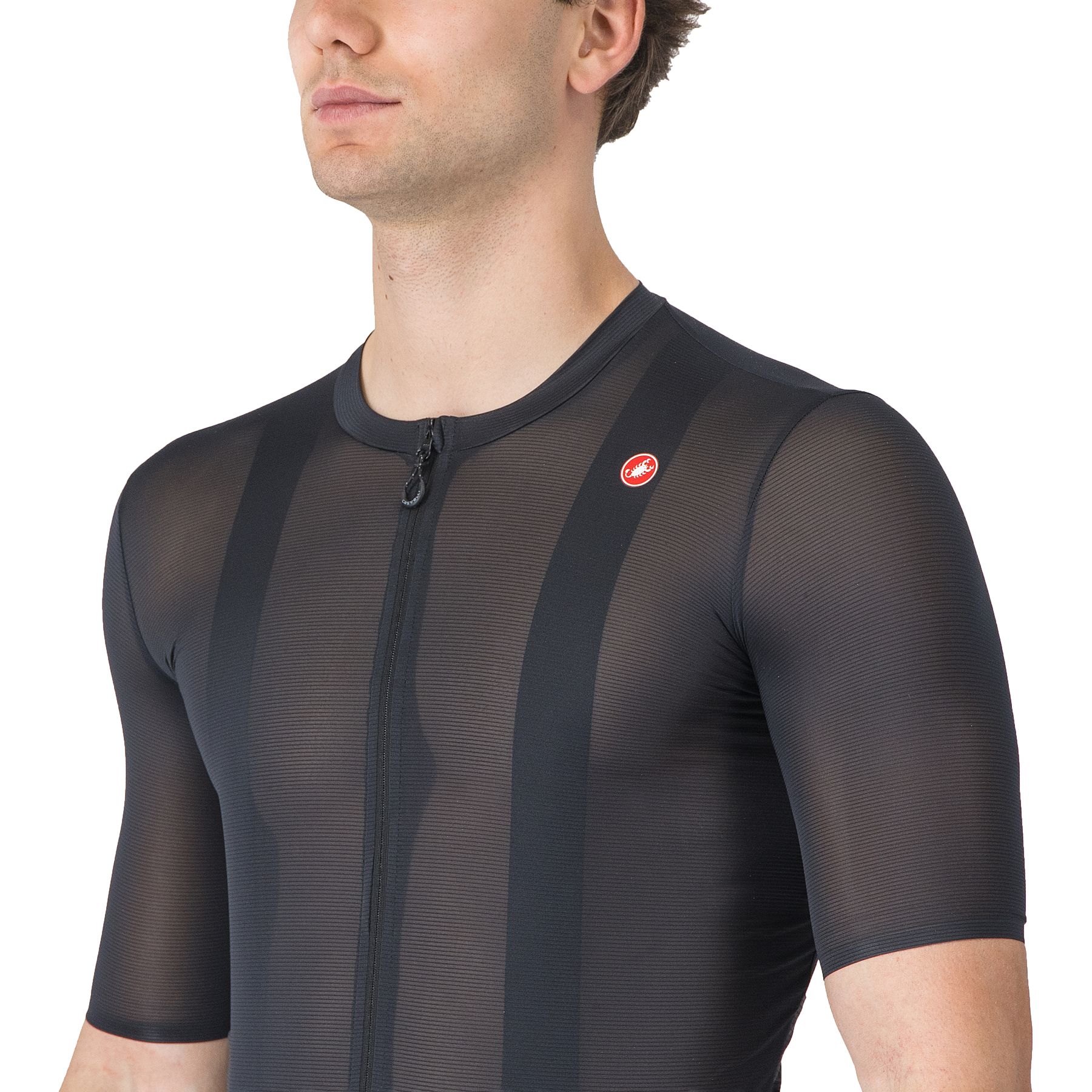 Castelli Superleggera A/C Jersey Men - light black 085 | BIKE24