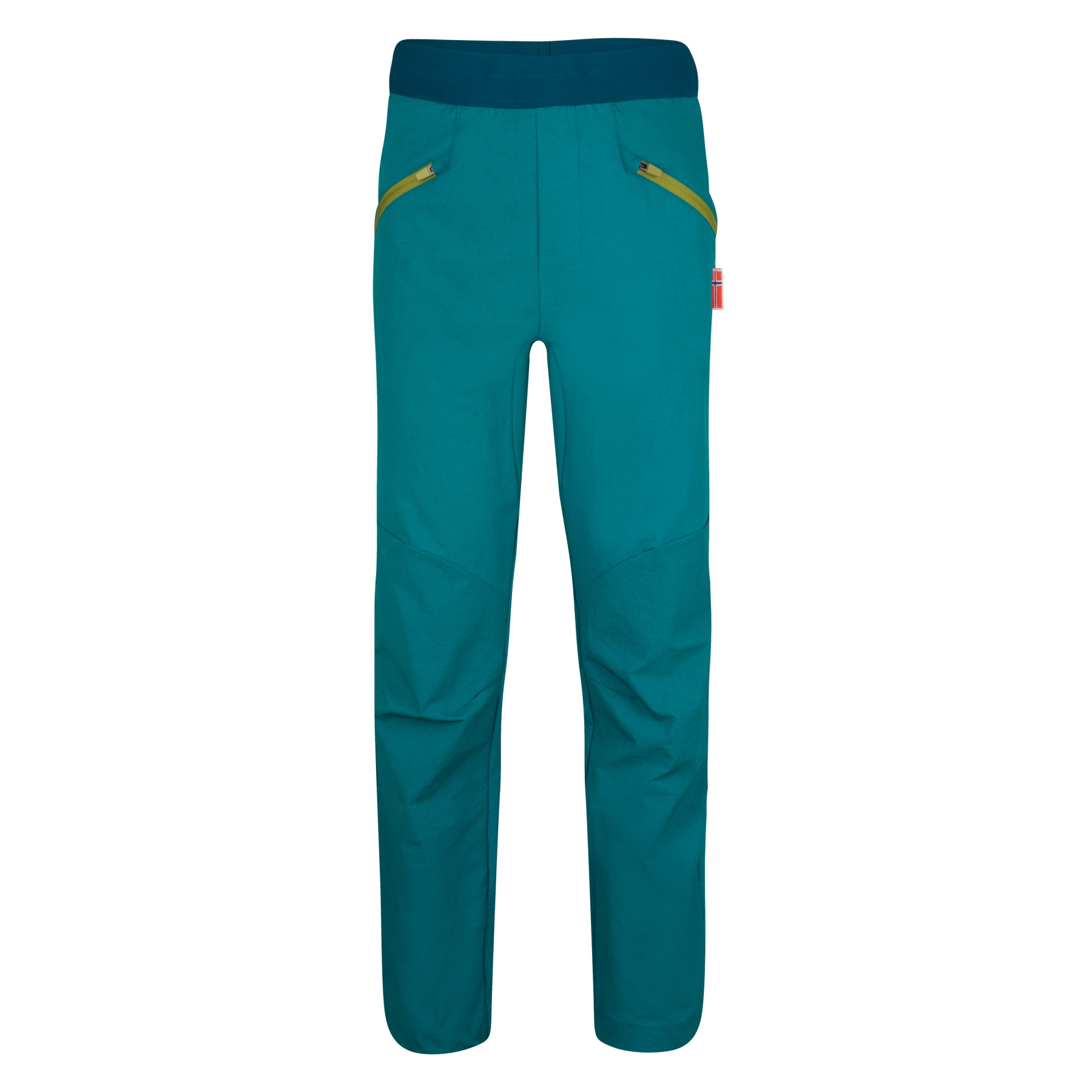 Zdjęcie: Trollkids Tronfjell Pants Kids - Lagoon Green/Pear Green/Madeira Blue
