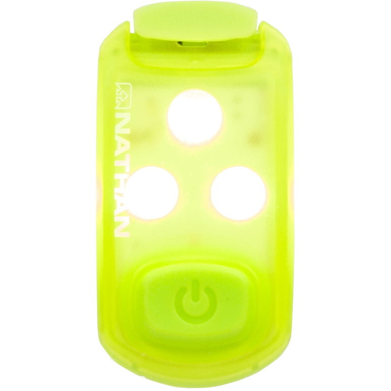 Productfoto van Nathan Sports StrobeLight LED - Veiligheidslamp Clip - safety yellow
