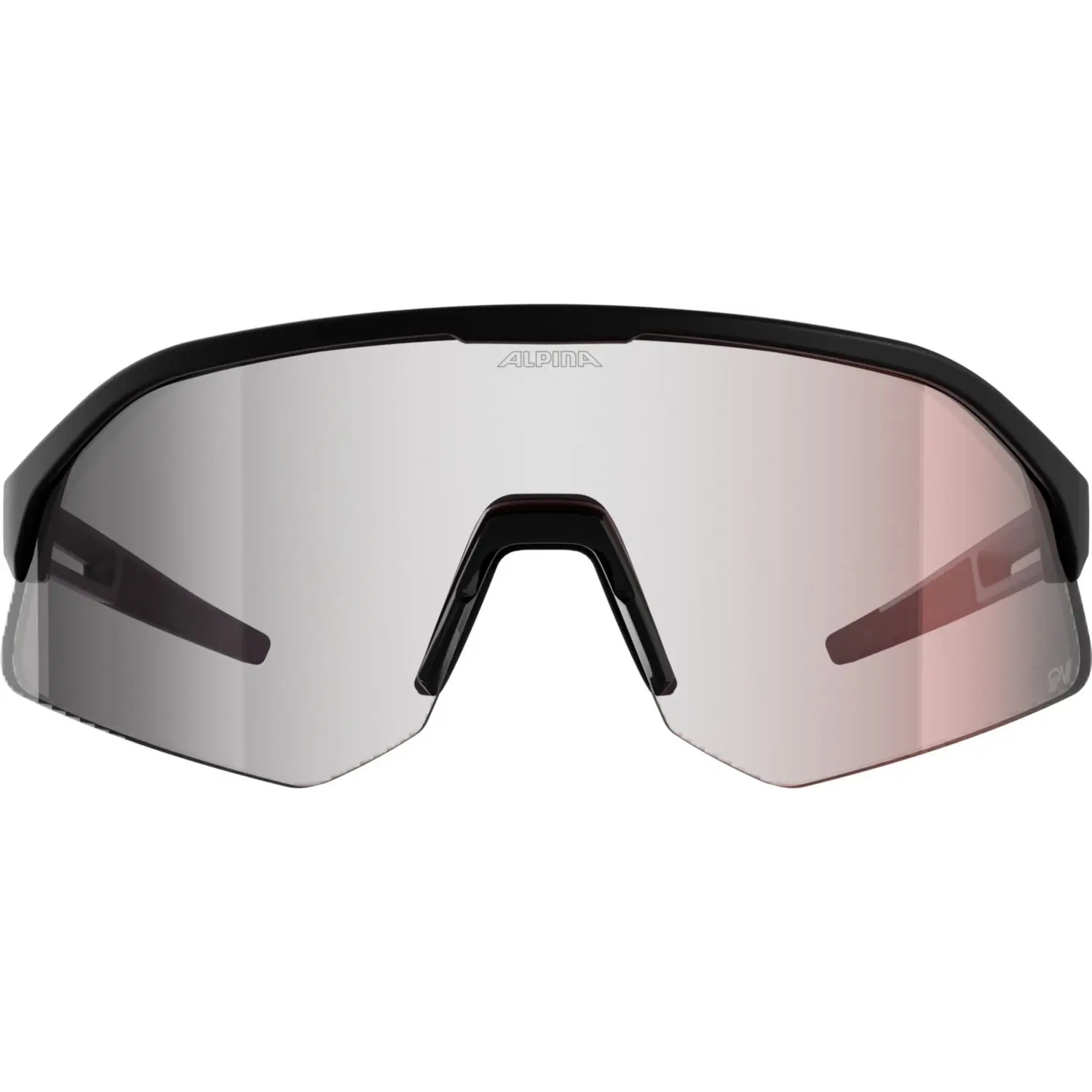Alpina Sonic HR M QV Glasses - black matt/rainbow mirror | BIKE24