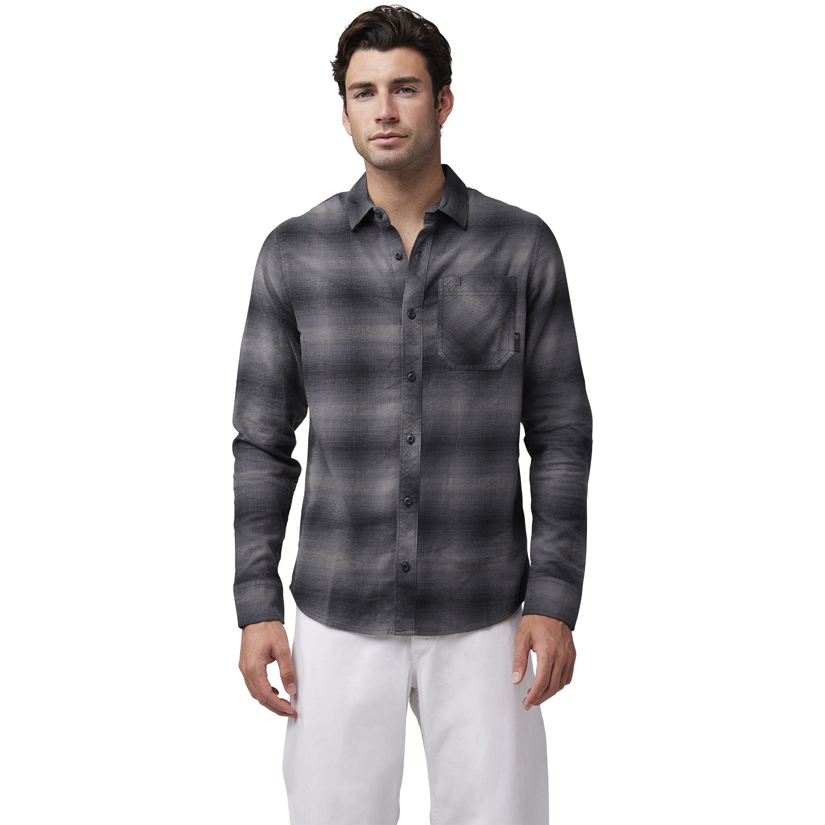 Produktbild von FOX Survivalist Stretch Flanellhemd Herren - schwarz