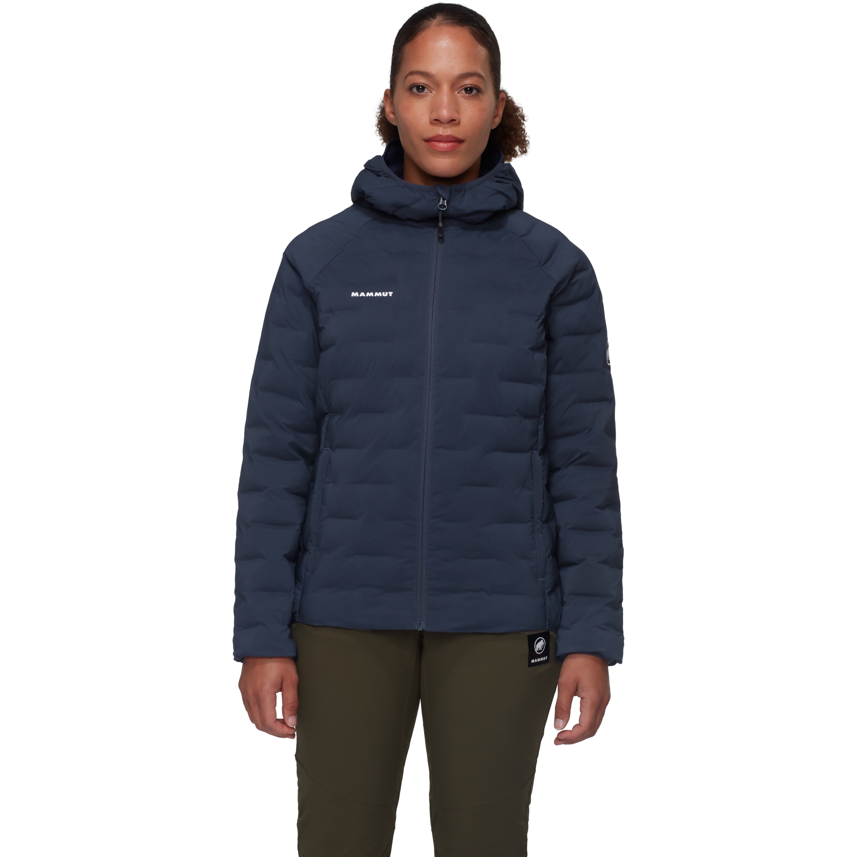 Picture of Mammut Sender Insulation Hooded Jacket Women - marine