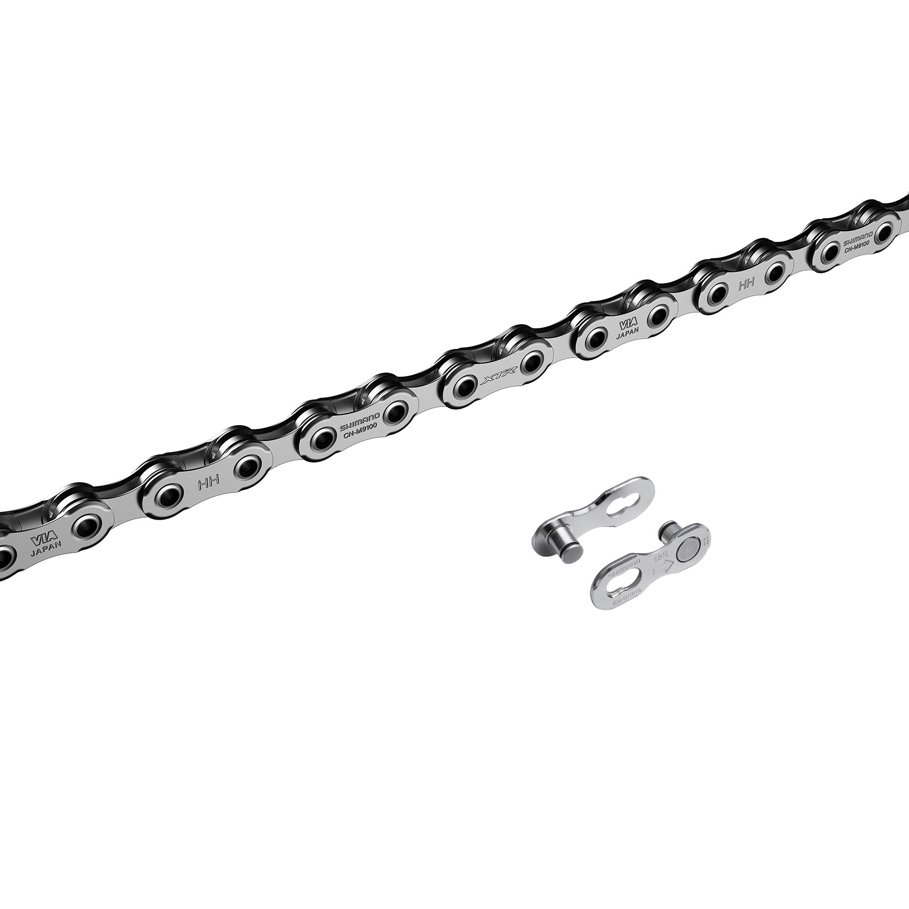 Shimano XTR CN-M9100 Chain 12-speed - with Quick Link - silver