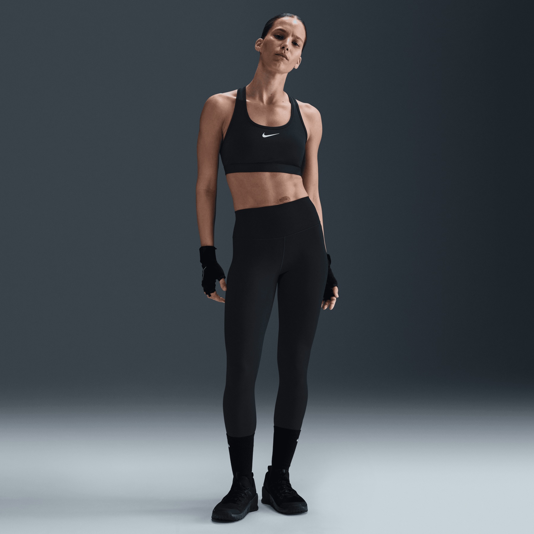 nike skull leggings
