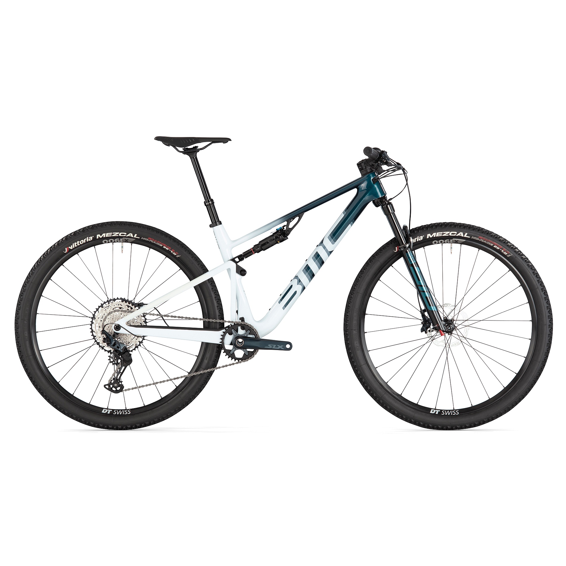 Picture of BMC FOURSTROKE THREE - 29&quot; Carbon Mountainbike - 2024 - sparkling dark petrol / sand