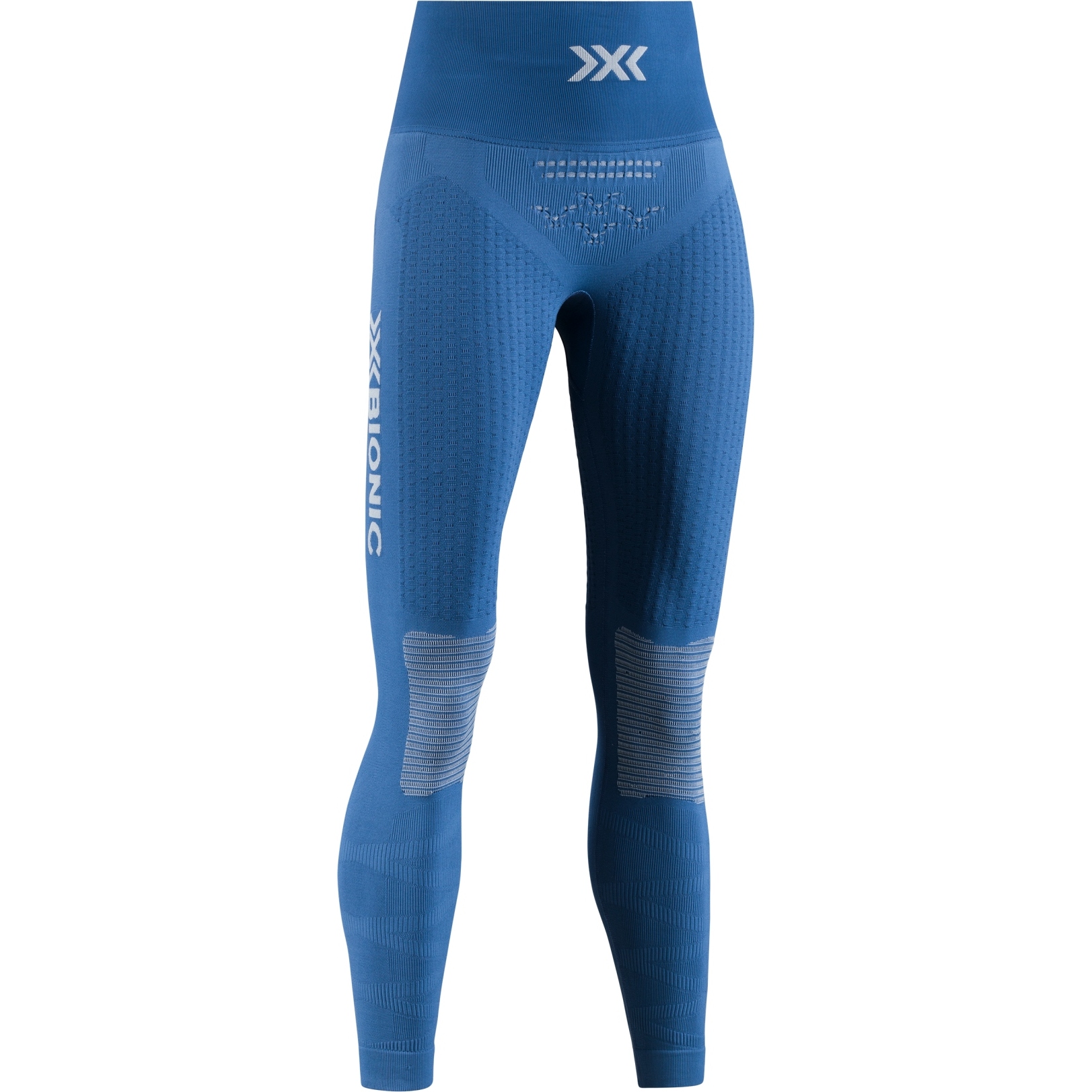 Foto van X-Bionic Energizer 4.0 Legging Fitness 7/8 Dames - jeans blue/pearl beige