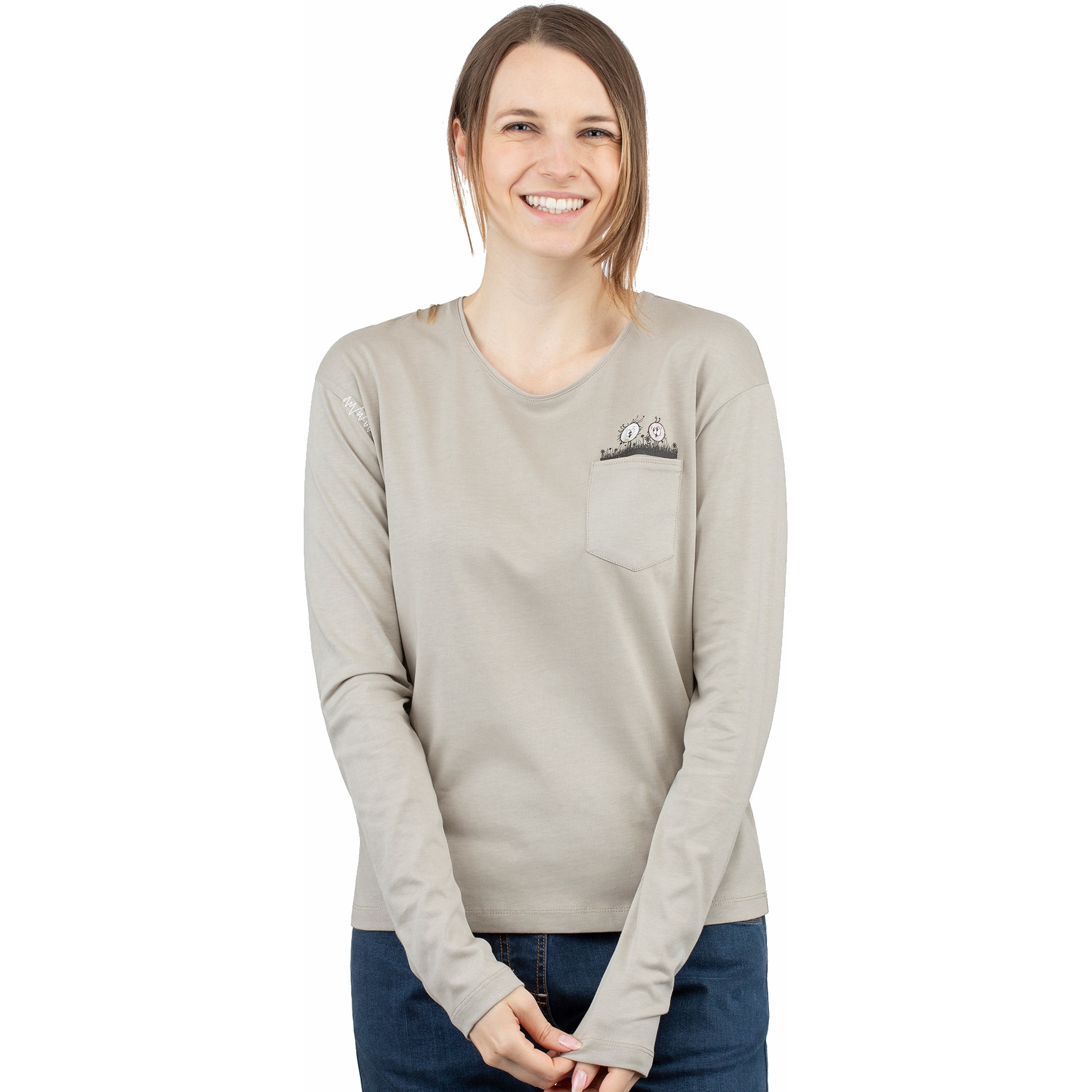 Produktbild von Chillaz Steiermark Langarmshirt Damen - beige