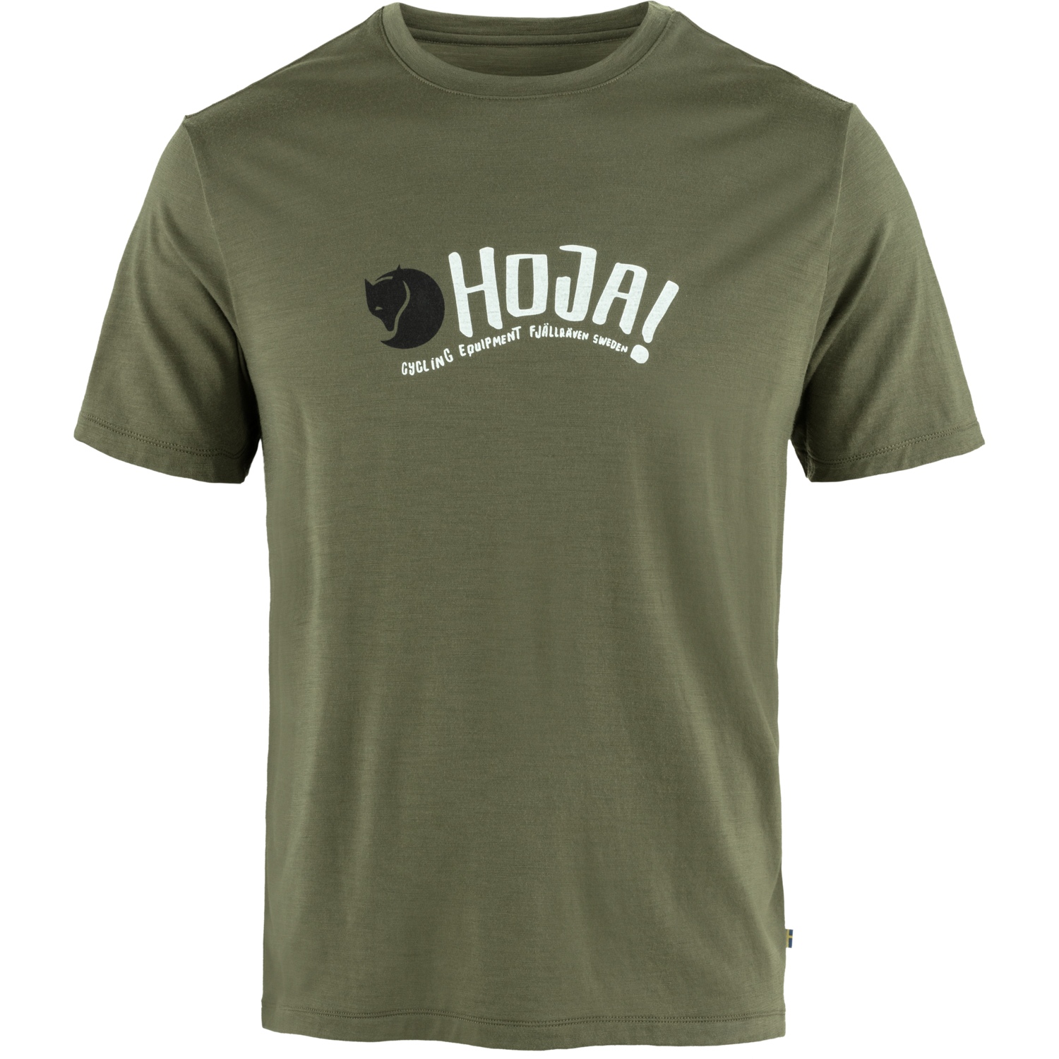 Productfoto van Fjällräven Hoja Wool T-Shirt Heren - laurel green