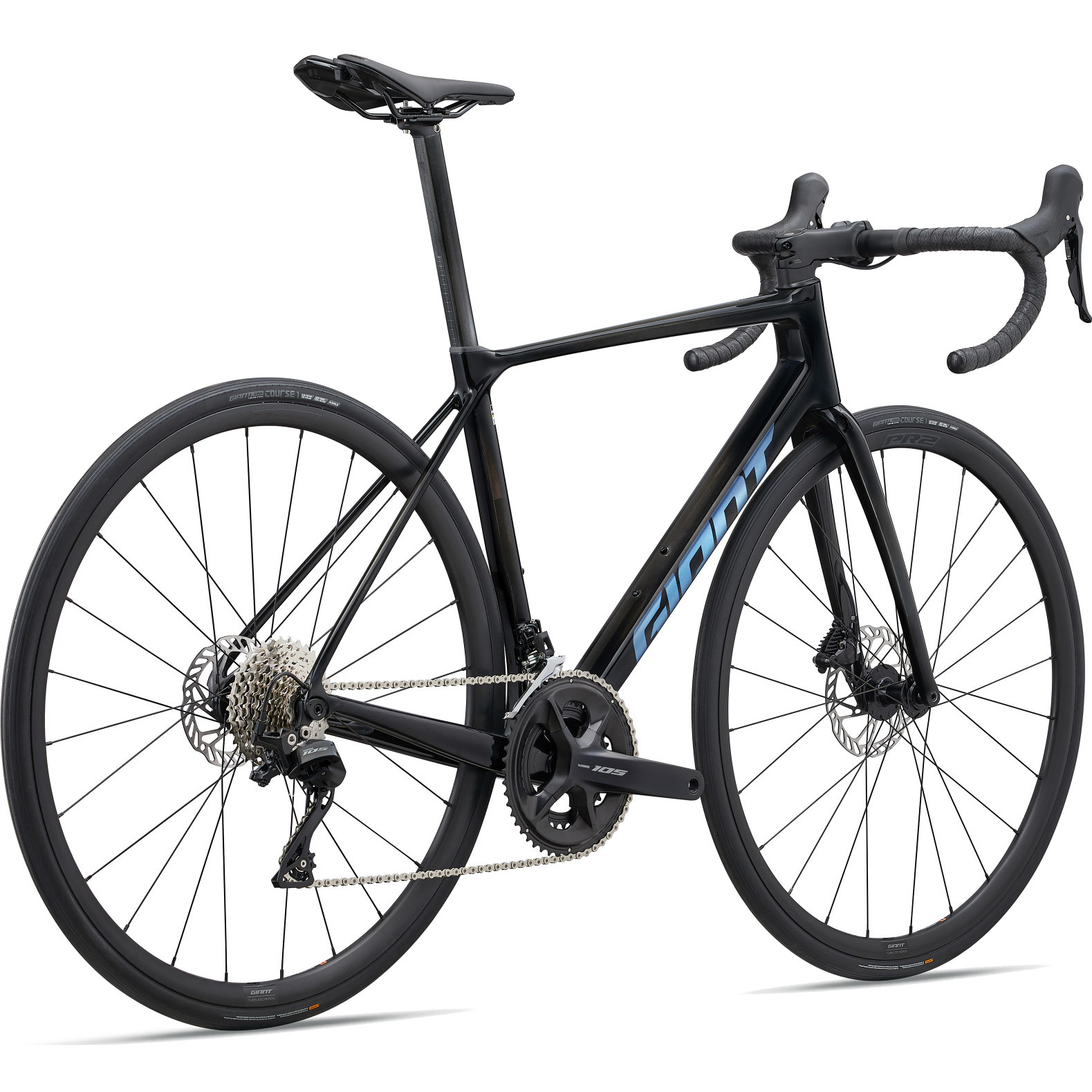 Giant Vélo de Route Carbone - TCR ADVANCED 2 - 2025 - carbon black