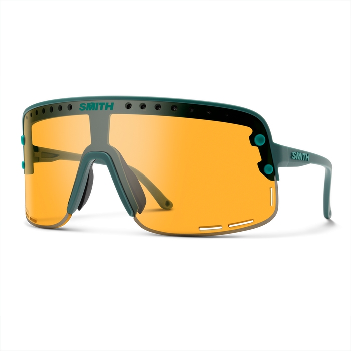 Image of Smith Ultralite Glasses - Matte Malachite - ChromaPop Low Light Copper