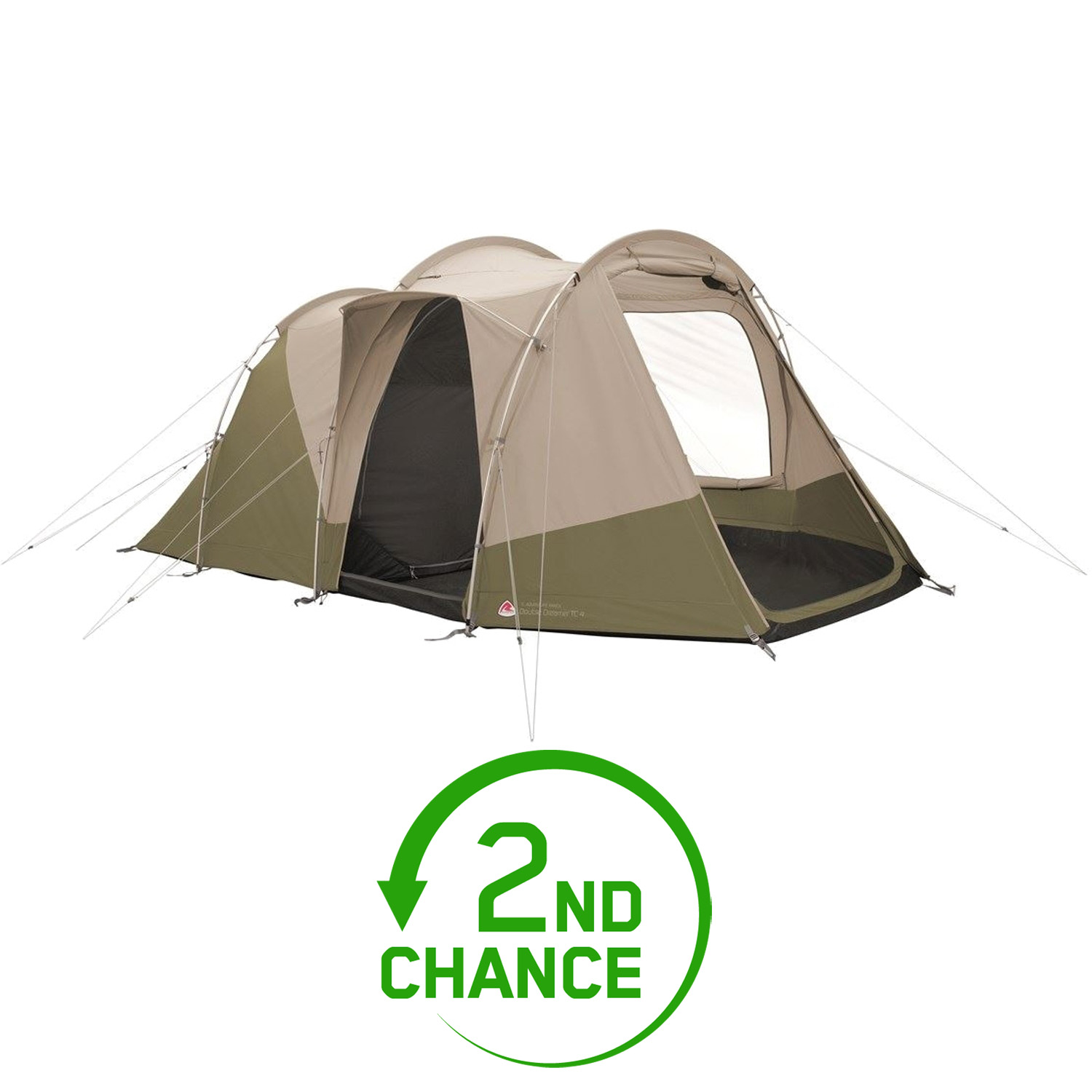 Photo produit de Robens Tente Camping - Double Dreamer TC 4 - Sand &amp; Green - Second Choix