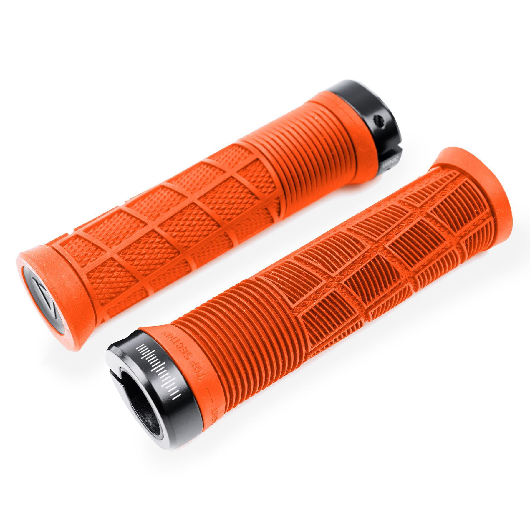 Orange best sale handlebar grips