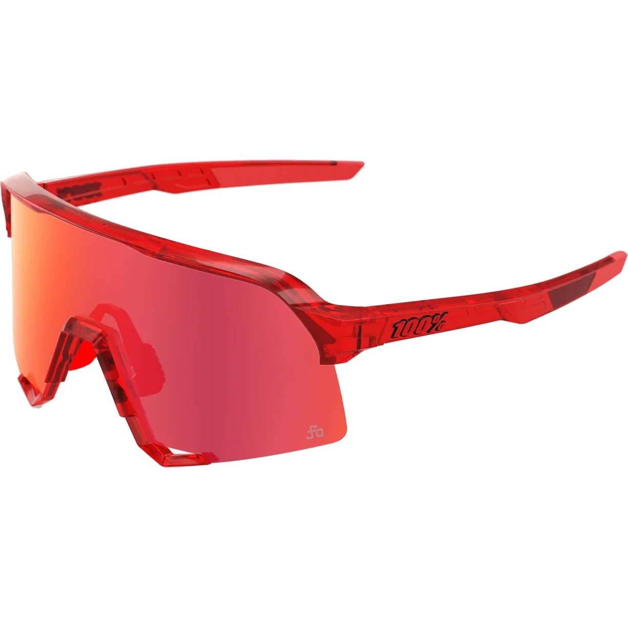 Productfoto van 100% S3 LE Bril - HiPER Red Mirror Lens - Peter Sagan Limited Edition - Translucent Red