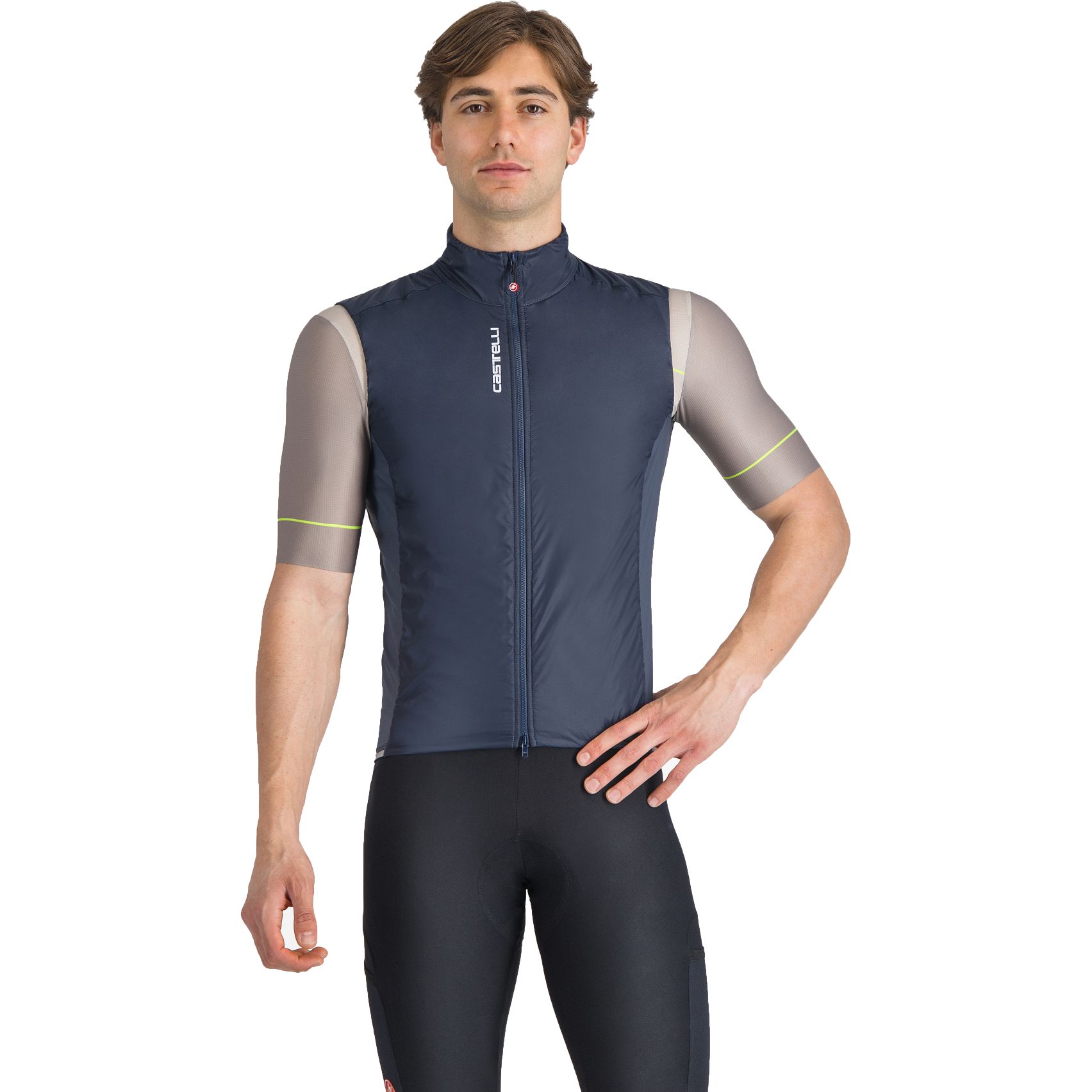 Picture of Castelli Fly Direct Vest Men - twilight blue/silver grey 456